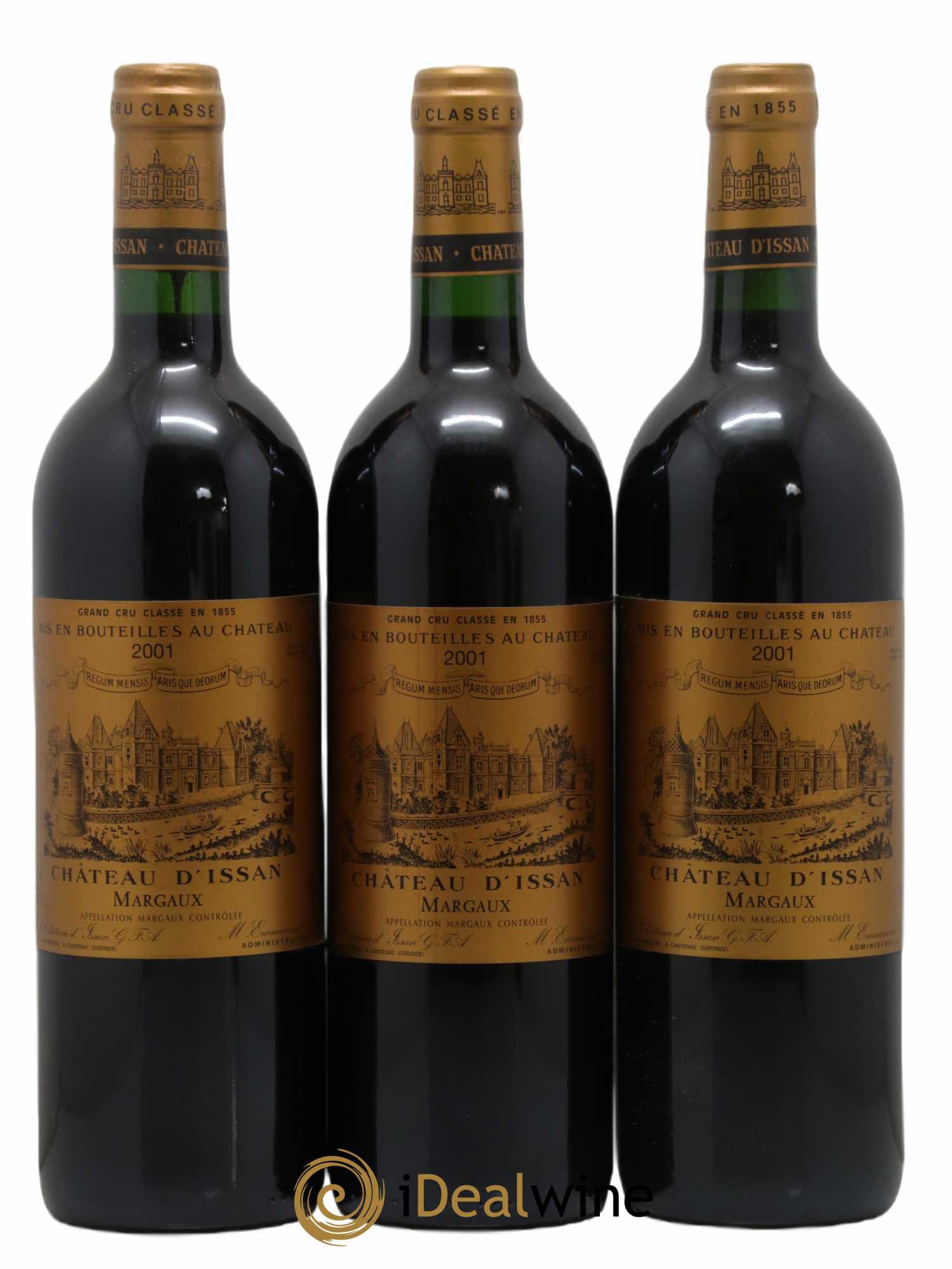 Château d'Issan 3ème Grand Cru Classé 2001 - Lot de 12 bouteilles - 1