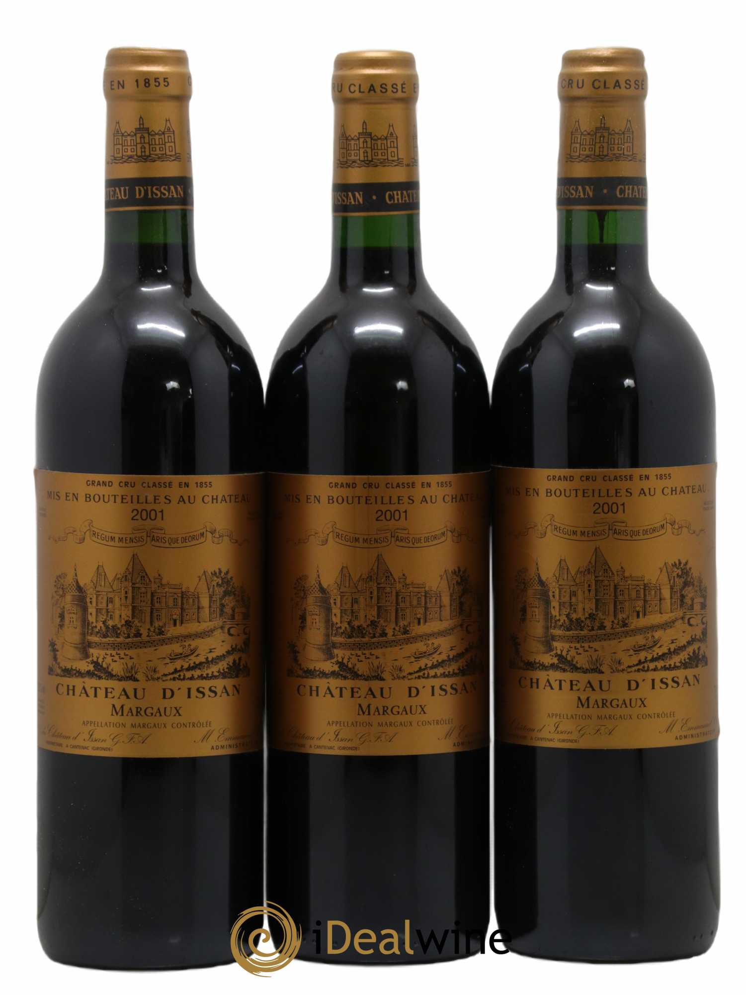 Château d'Issan 3ème Grand Cru Classé 2001 - Lot de 12 bouteilles - 3