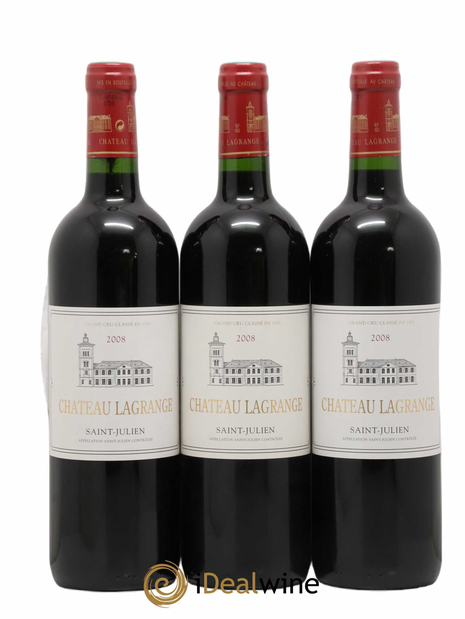Château Lagrange 3ème Grand Cru Classé 2008 - Lot de 12 bouteilles - 1