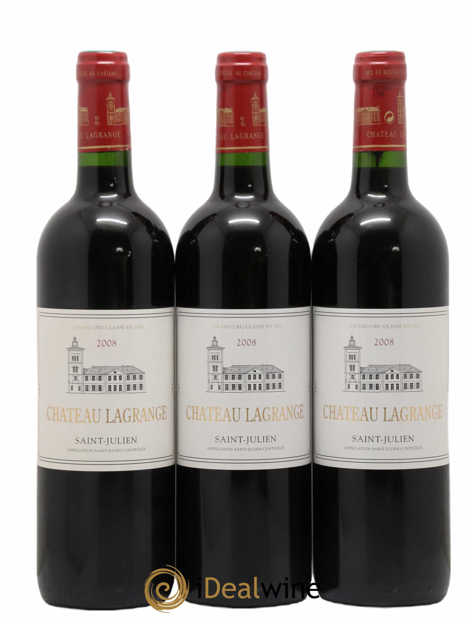 Château Lagrange 3ème Grand Cru Classé 2008 - Lot de 12 bouteilles - 2