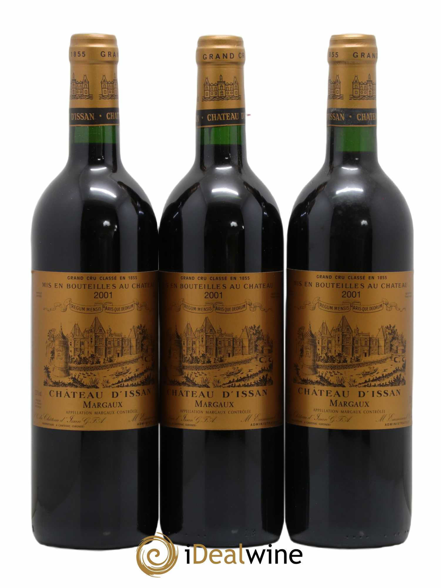 Château d'Issan 3ème Grand Cru Classé 2001 - Lot de 12 bouteilles - 1