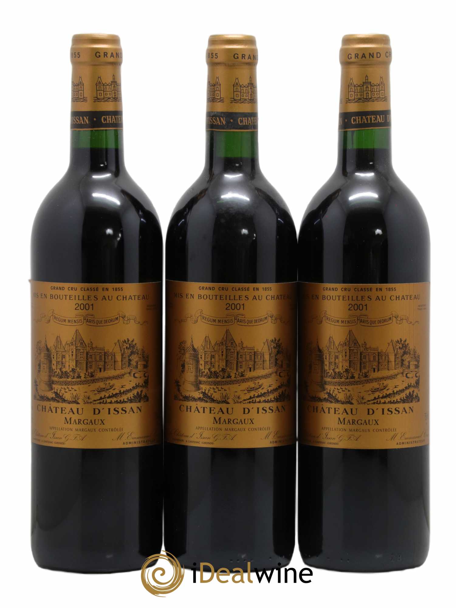 Château d'Issan 3ème Grand Cru Classé 2001 - Lot de 12 bouteilles - 2