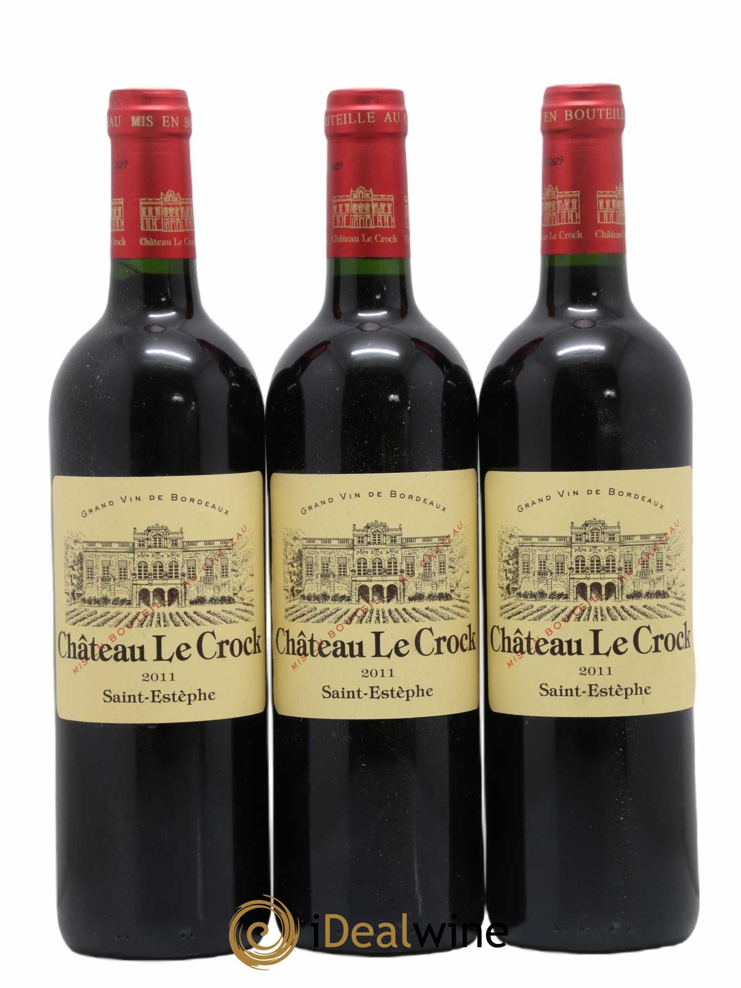 Château le Crock Cru Bourgeois 2011 - Lot de 6 bouteilles - 1