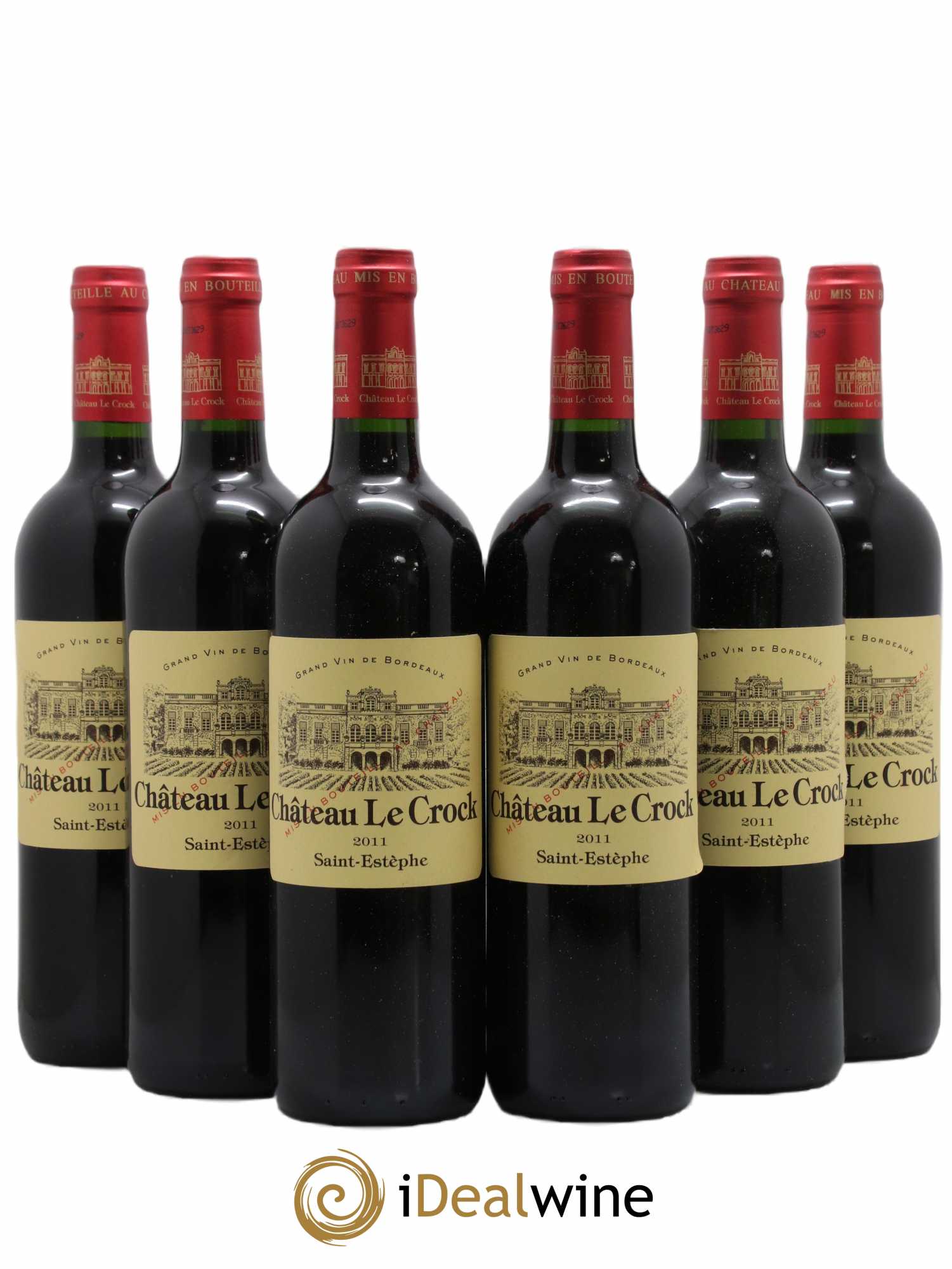 Château le Crock Cru Bourgeois 2011 - Lot de 6 bouteilles - 0