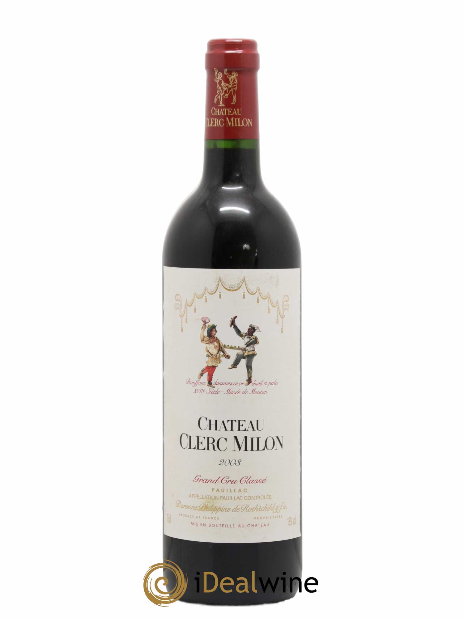 Château Clerc Milon 5ème Grand Cru Classé 2003 - Lot de 1 bouteille - 0