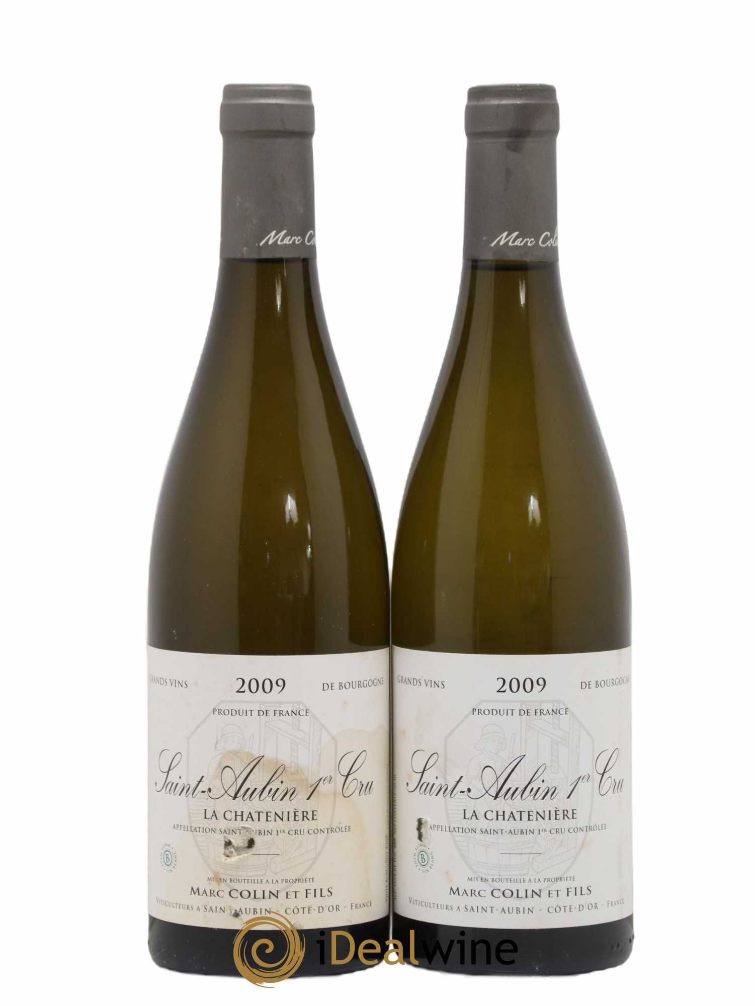 Saint-Aubin 1er Cru La Chatenière Marc Colin & Fils 2009 - Lot de 2 bouteilles - 0