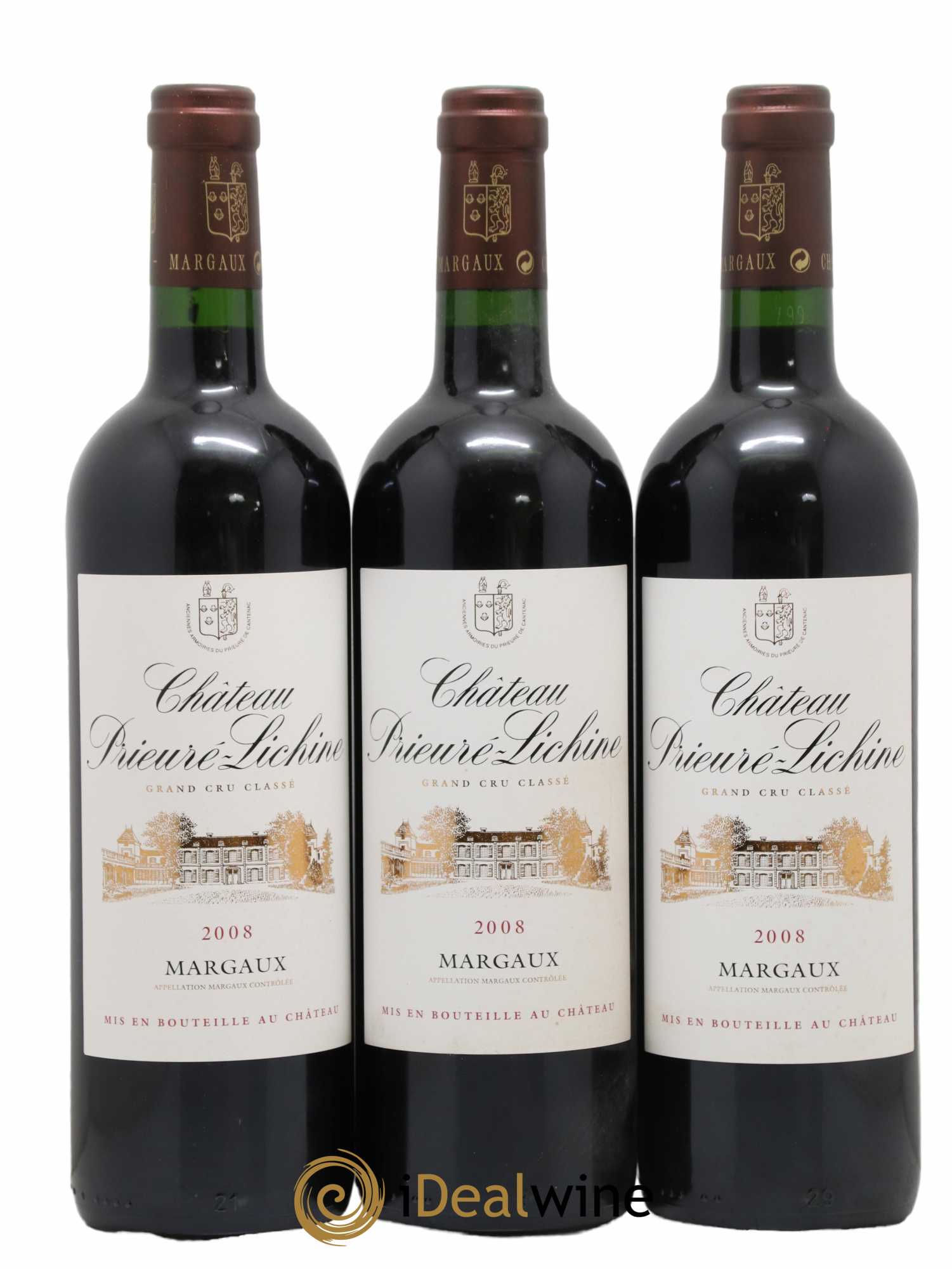 Château Prieuré Lichine 4ème Grand Cru Classé 2008 - Lot de 12 bouteilles - 2