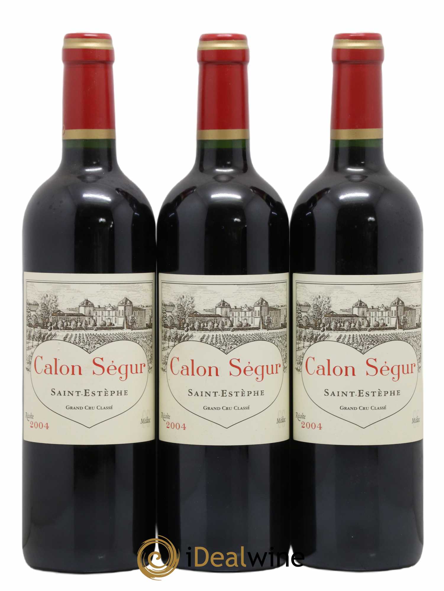 Château Calon Ségur 3ème Grand Cru Classé 2004 - Lot de 12 bouteilles - 1
