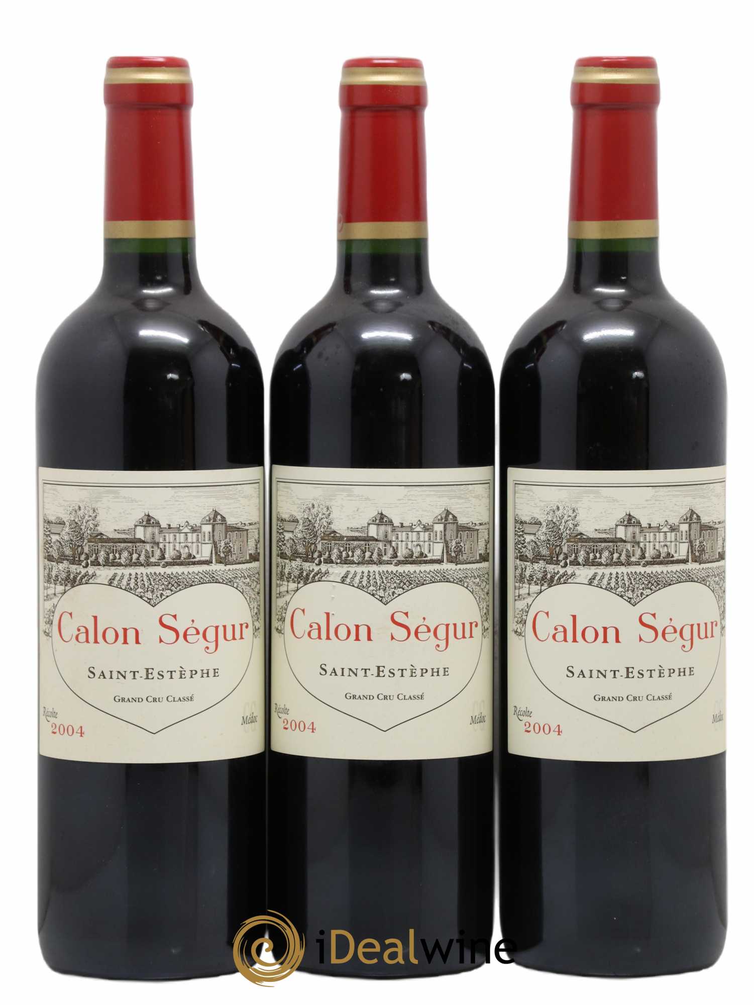 Château Calon Ségur 3ème Grand Cru Classé 2004 - Lot de 12 bouteilles - 3