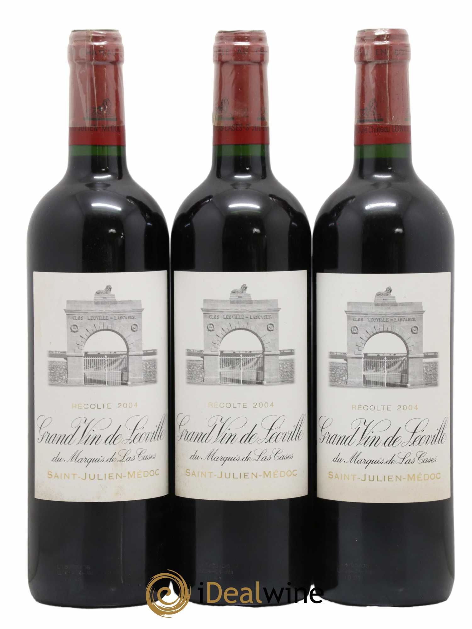 Château Léoville Las Cases 2ème Grand Cru Classé 2004 - Lot de 12 bouteilles - 1
