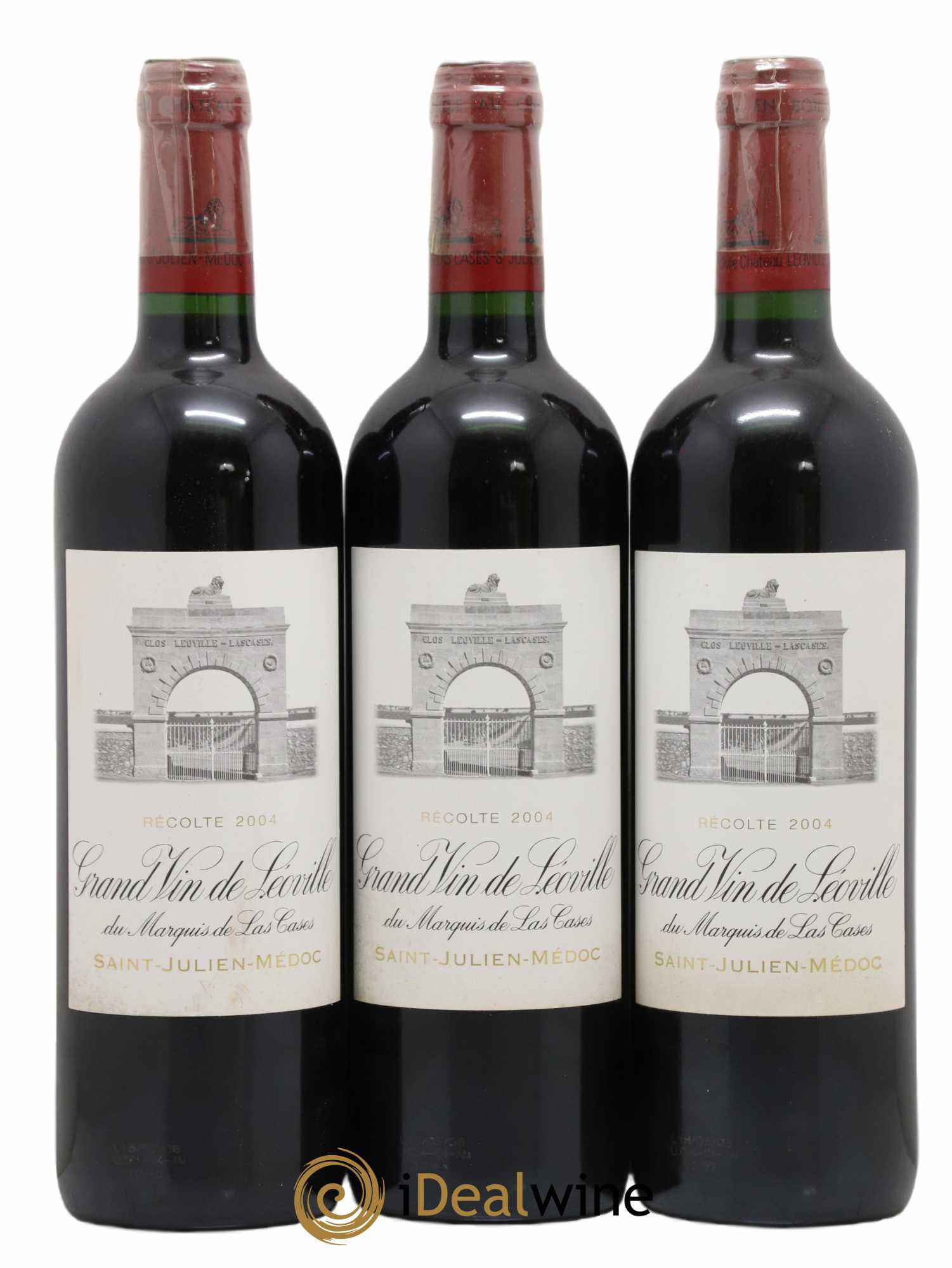 Château Léoville Las Cases 2ème Grand Cru Classé 2004 - Lot de 12 bouteilles - 2