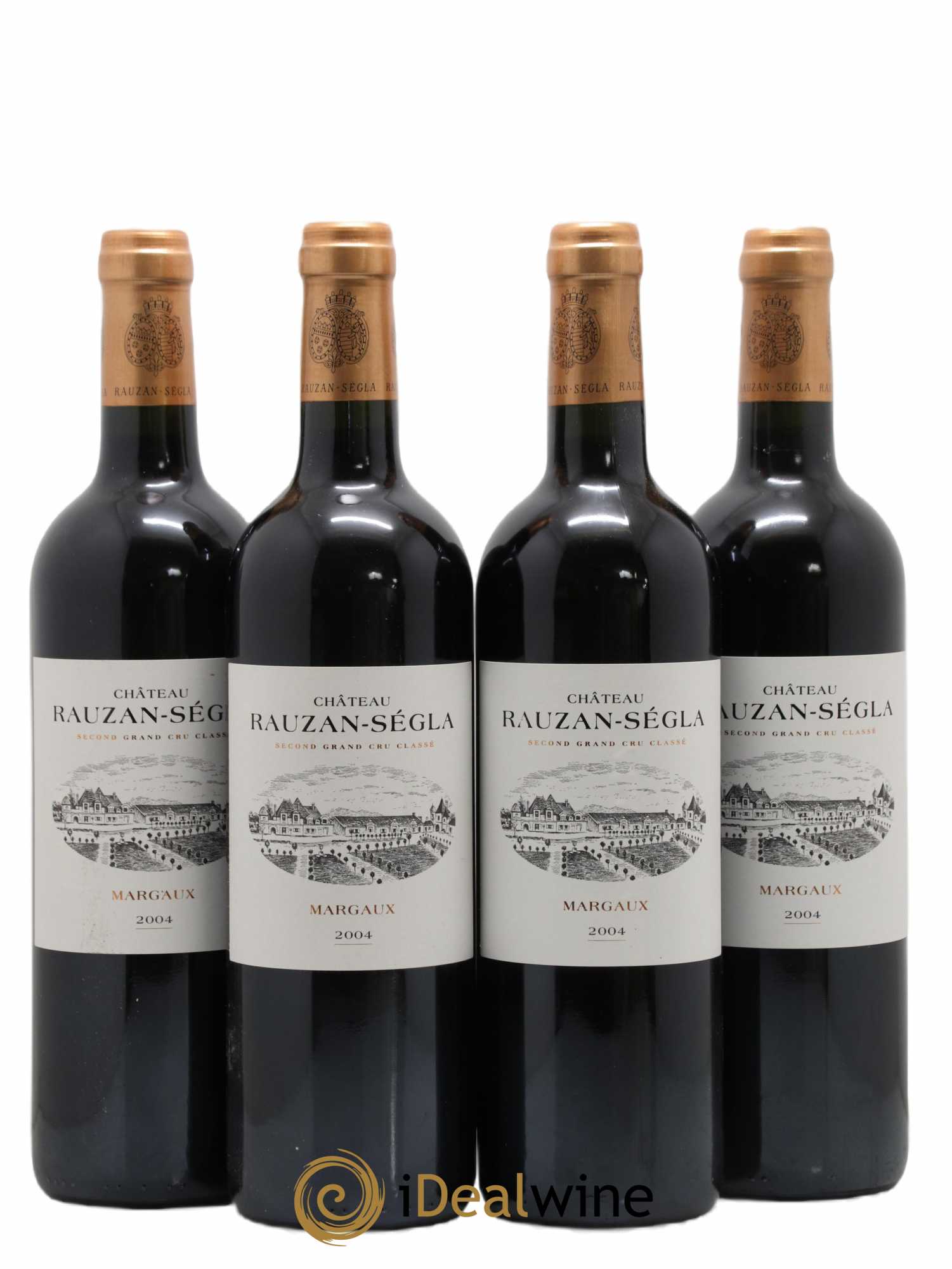 Château Rauzan Ségla Grand Cru Classé 2004 - Lot de 4 bouteilles - 0