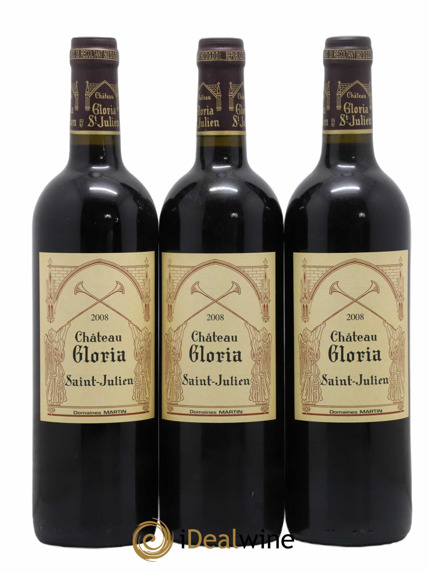 Château Gloria 2008 - Lot de 12 bouteilles - 1