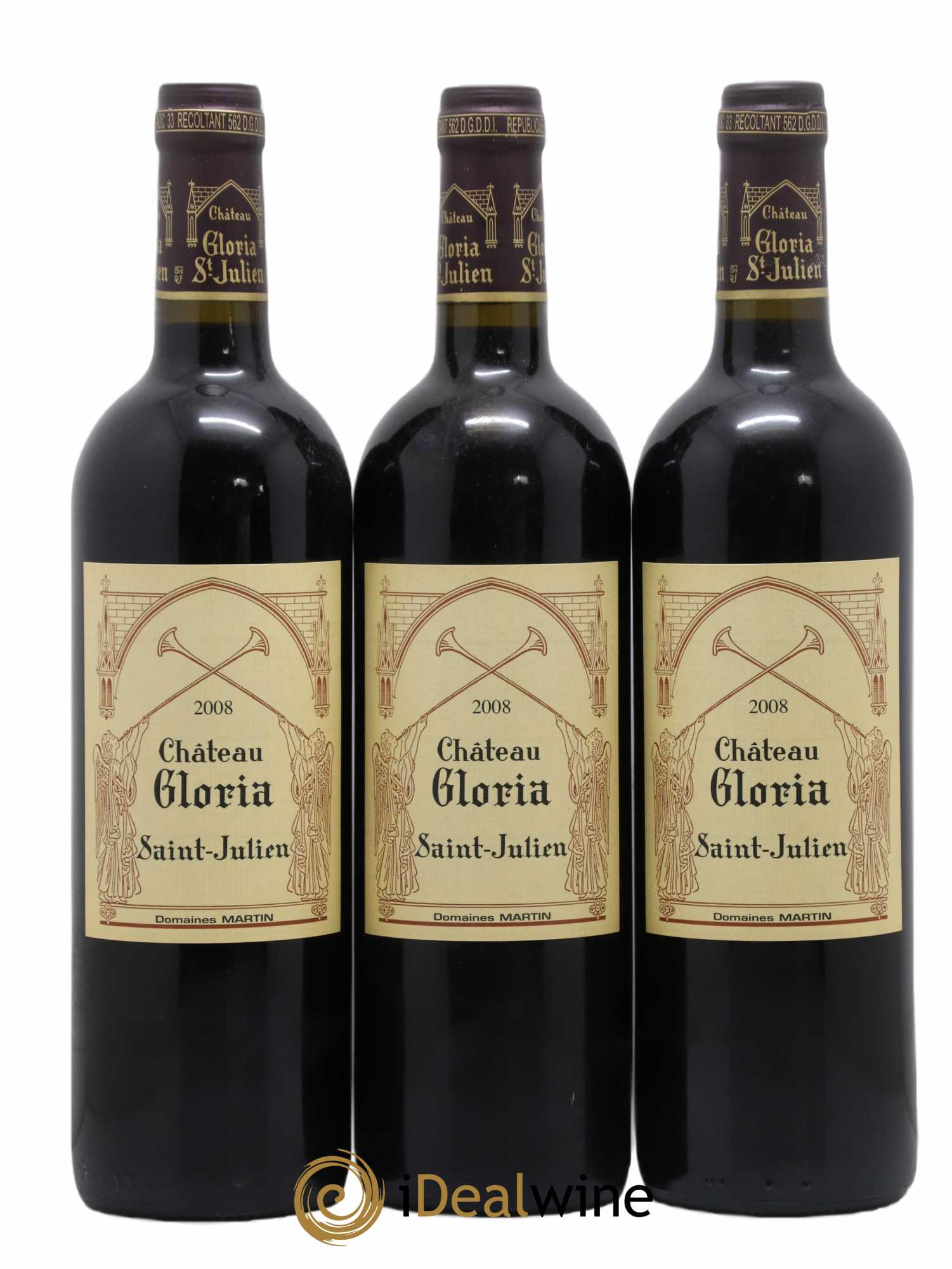 Château Gloria 2008 - Lot de 12 bouteilles - 2