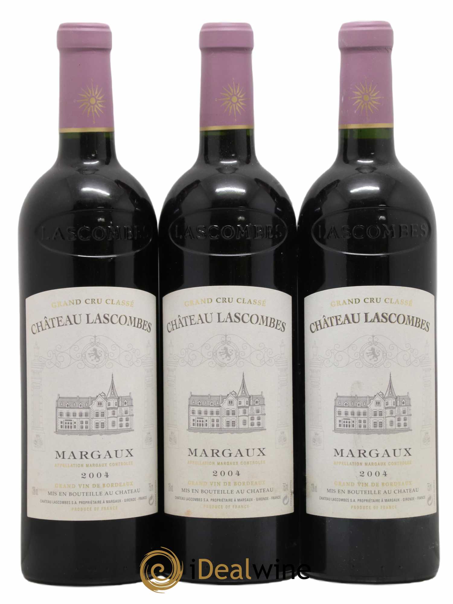 Château Lascombes 2ème Grand Cru Classé 2004 - Lot de 3 bouteilles - 0