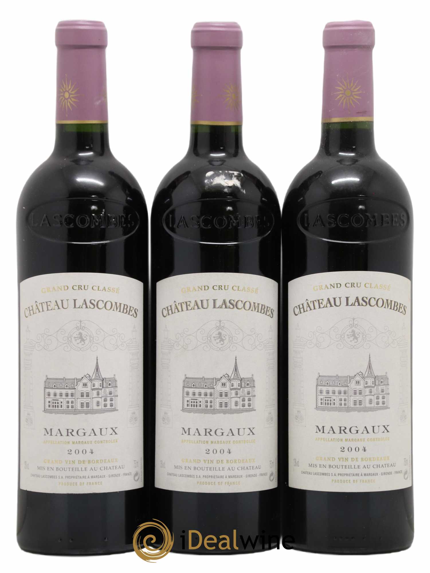 Château Lascombes 2ème Grand Cru Classé 2004 - Lot de 3 bouteilles - 0