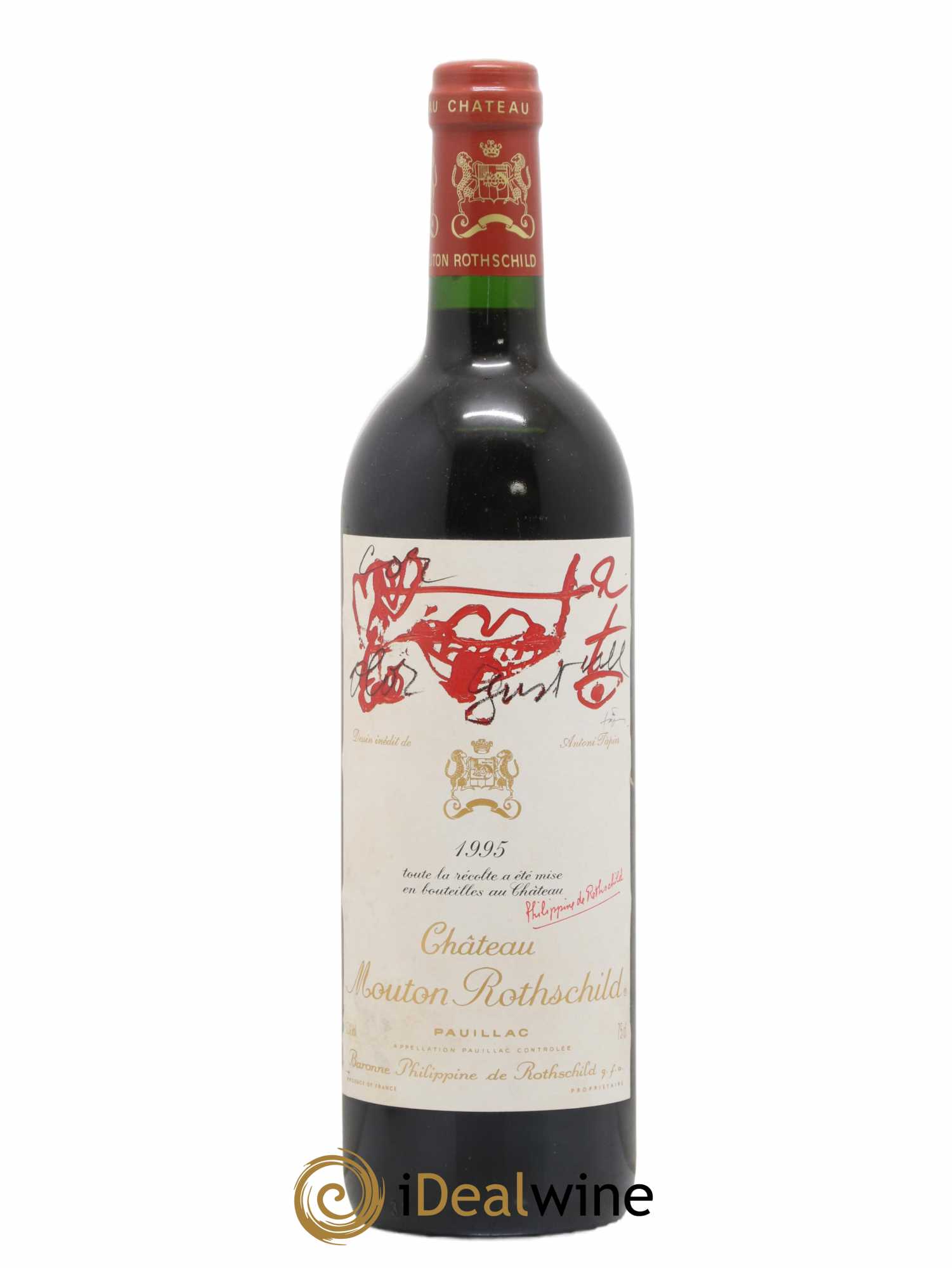 Château Mouton Rothschild 1er Grand Cru Classé 1995 - Lot de 1 bouteille - 0