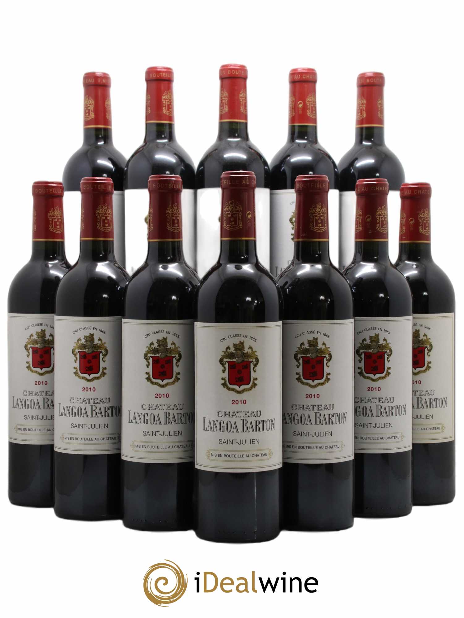 Château Langoa Barton 3ème Grand Cru Classé 2010 - Lot de 12 bouteilles - 0
