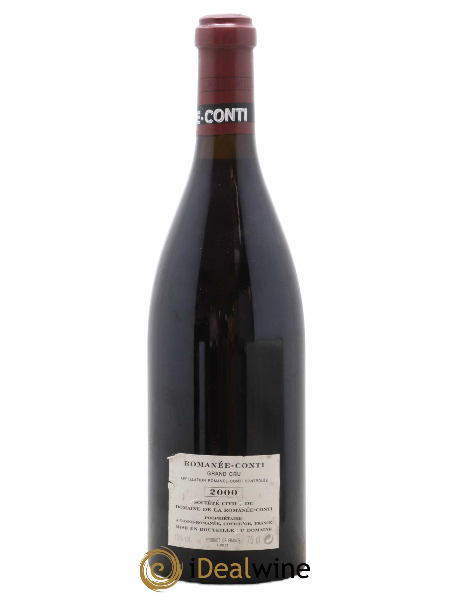 Romanée-Conti Grand Cru Domaine de la Romanée-Conti 2000 - Lot de 1 bouteille - 1