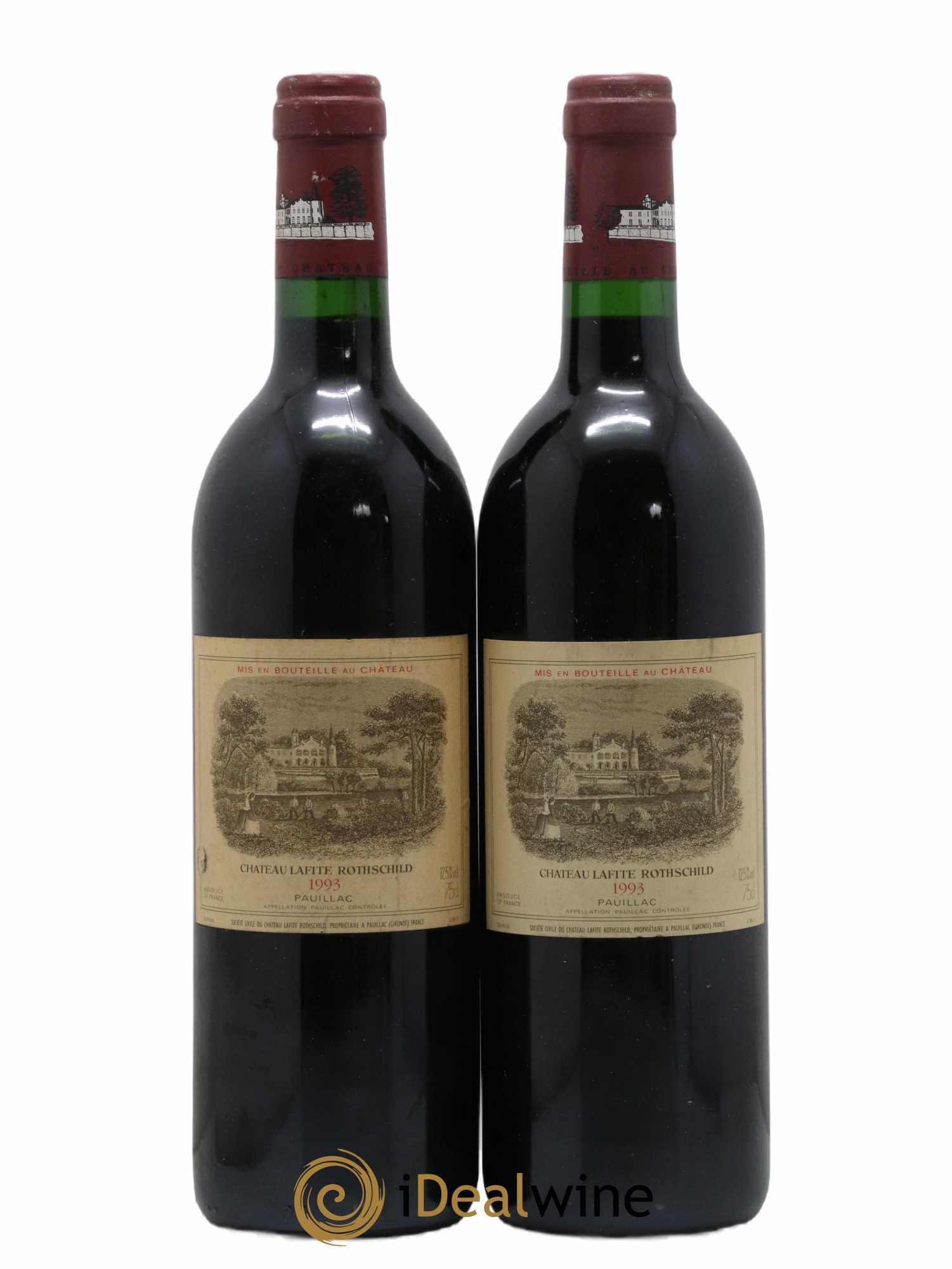 Château Lafite Rothschild 1er Grand Cru Classé 1993 - Lot de 2 bouteilles - 0