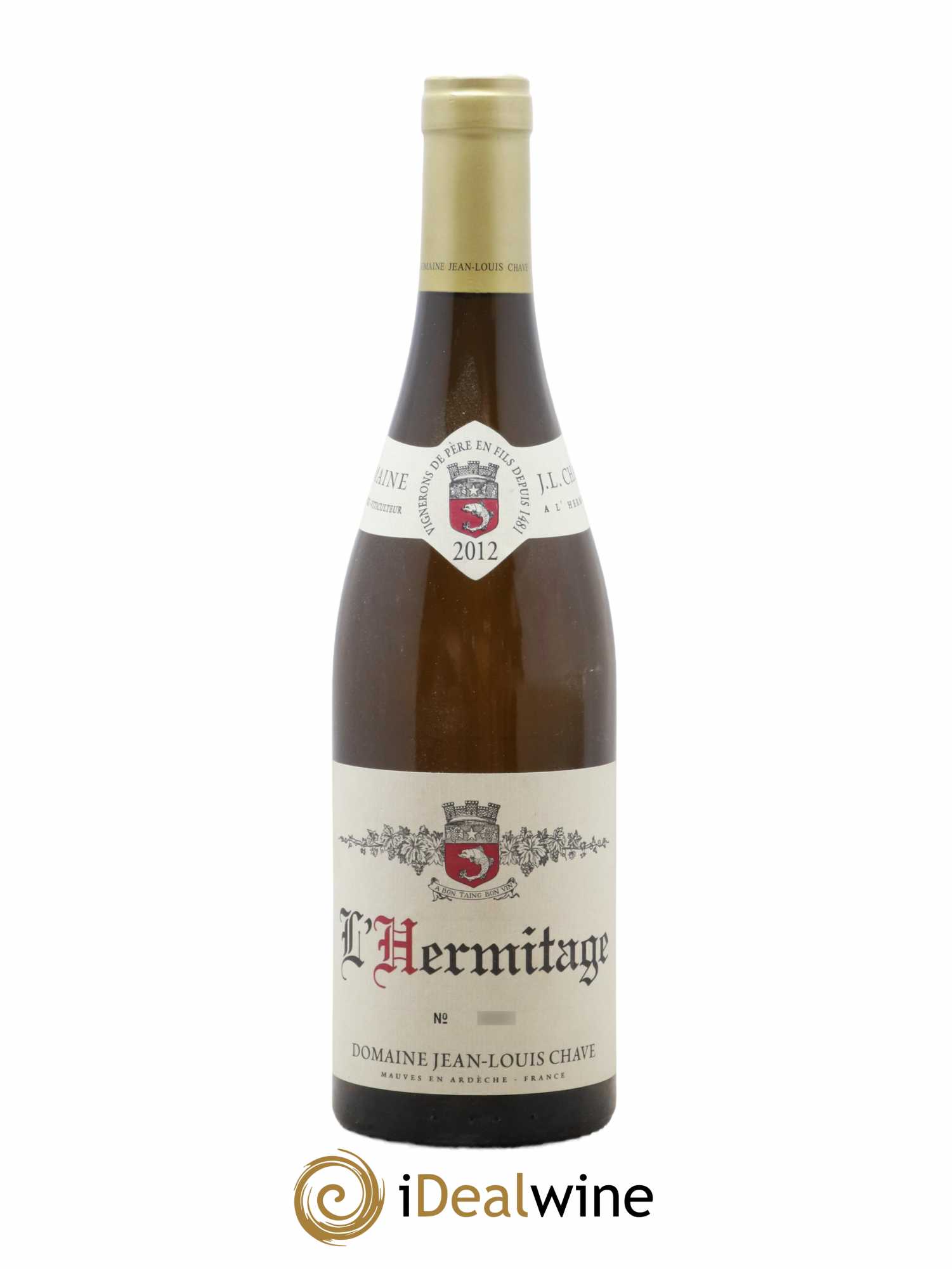 Hermitage Jean-Louis Chave 2012 - Lot de 1 bouteille - 0