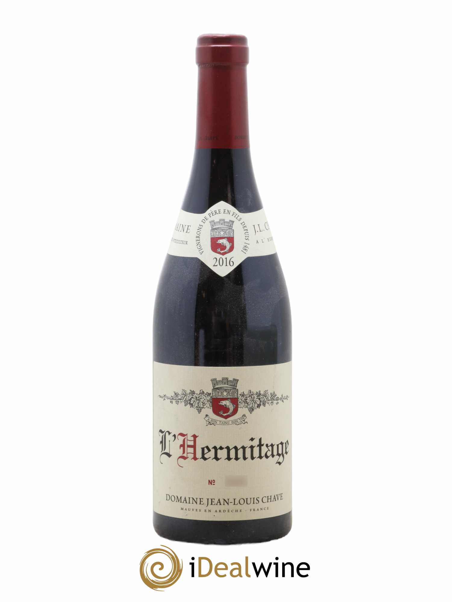 Hermitage Jean-Louis Chave 2016 - Lot de 1 bouteille - 0