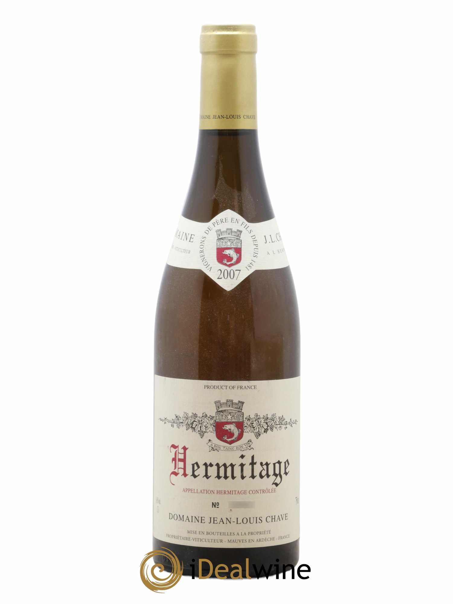 Hermitage Jean-Louis Chave 2007 - Lot de 1 bouteille - 0
