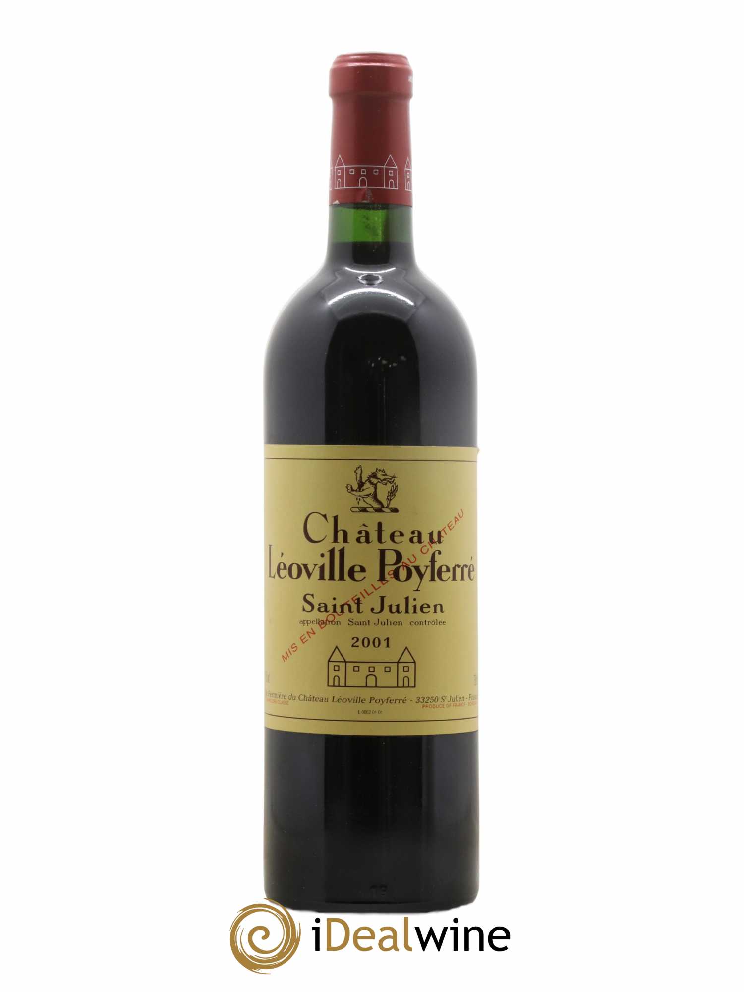 Château Léoville Poyferré 2ème Grand Cru Classé 2001 - Lot de 1 bouteille - 0