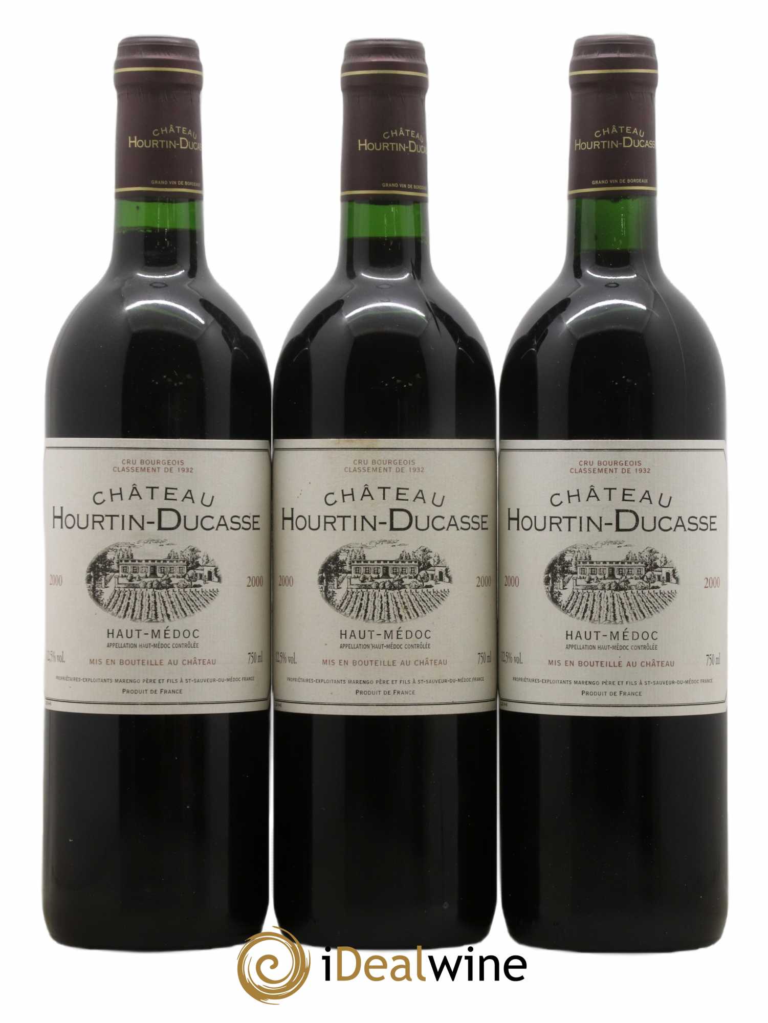 Château Hourtin Ducasse Cru Bourgeois 2000 - Lot de 6 bouteilles - 2