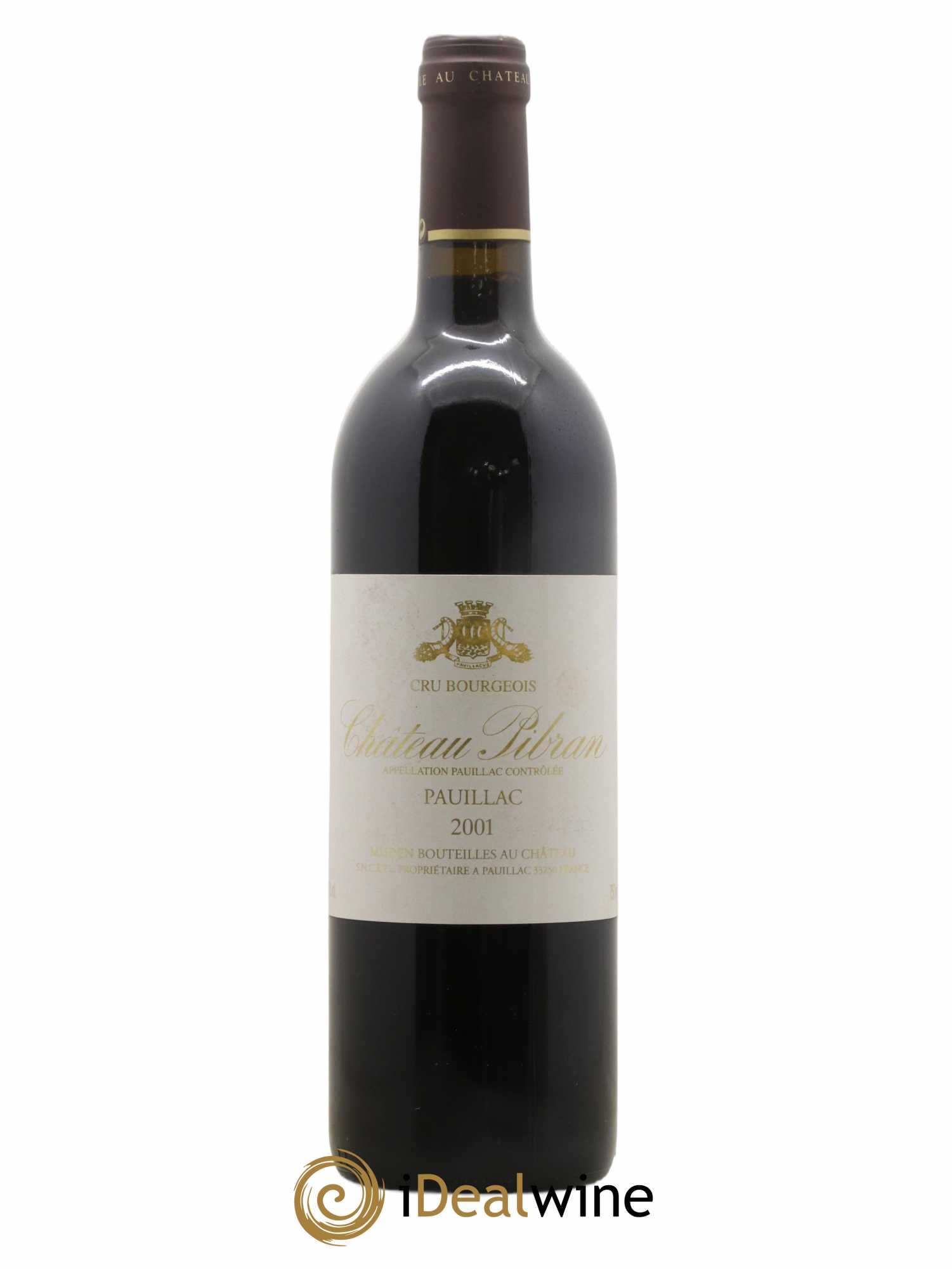 Château Pibran 2001 - Lot de 1 bouteille - 0