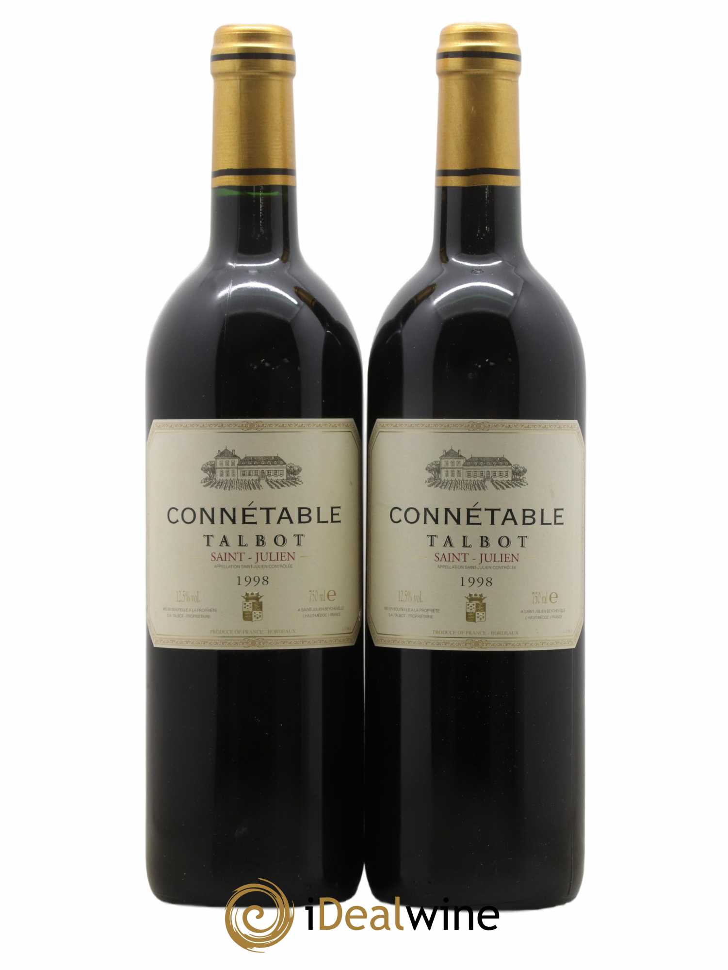 Connétable de Talbot Second Vin 1998 - Lot de 2 bouteilles - 0