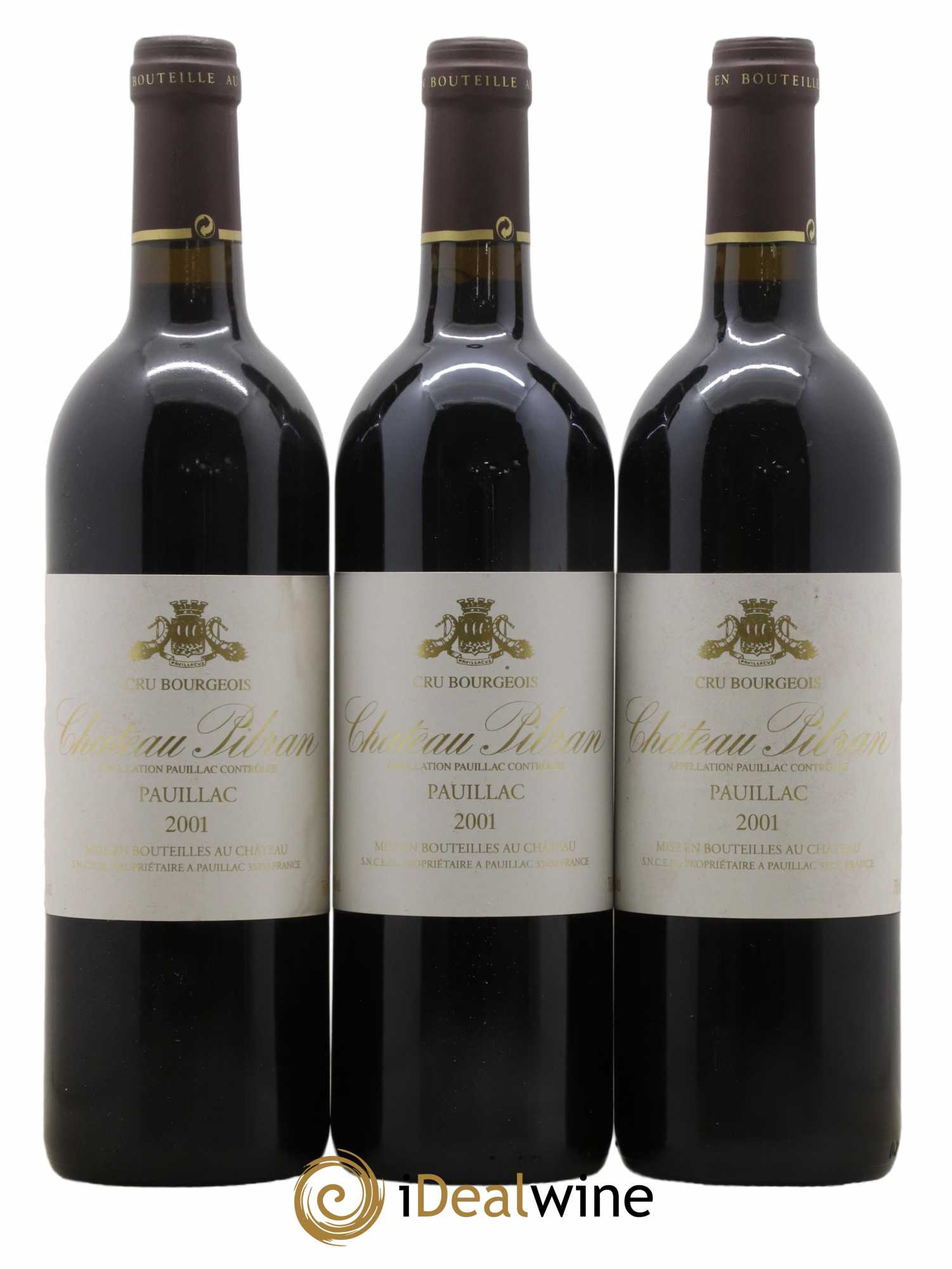 Château Pibran 2001 - Lot de 6 bouteilles - 1