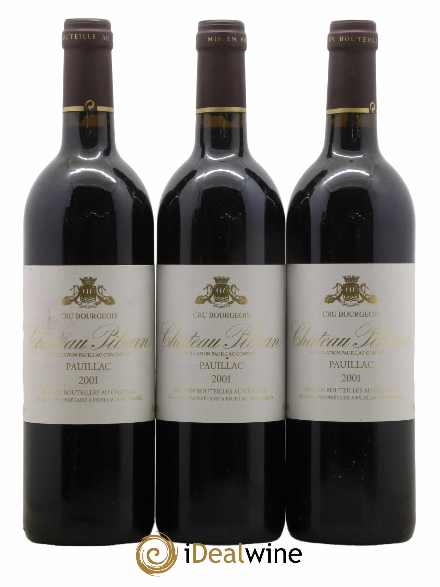 Château Pibran 2001 - Lot de 6 bouteilles - 2