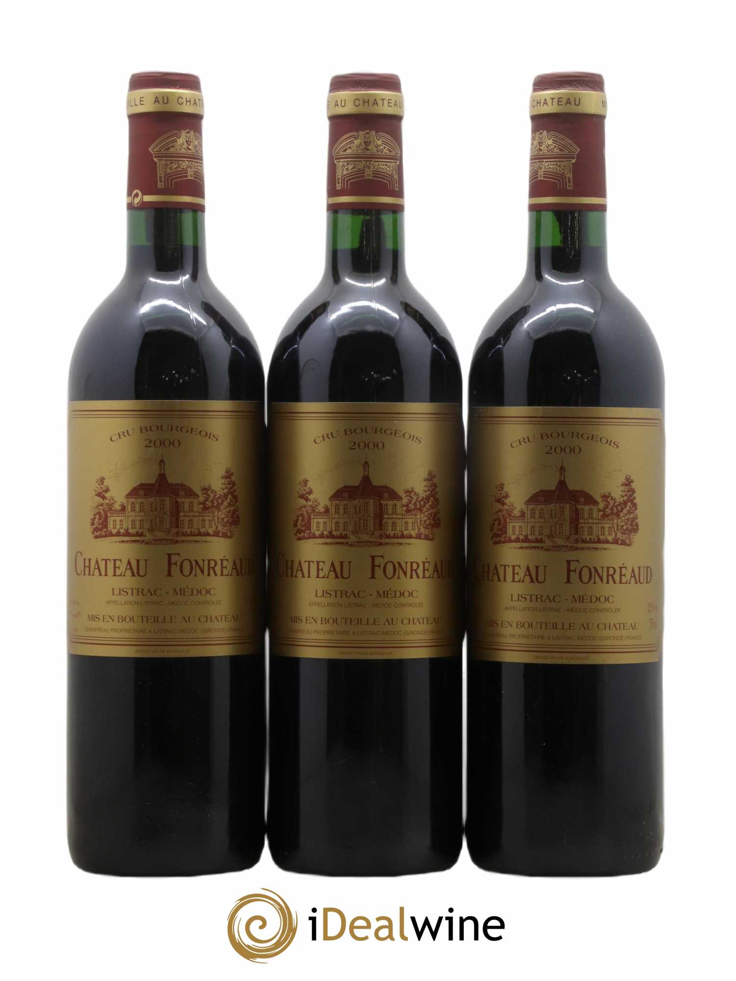 Château Fonréaud Cru Bourgeois 2000 - Lot de 6 bouteilles - 1