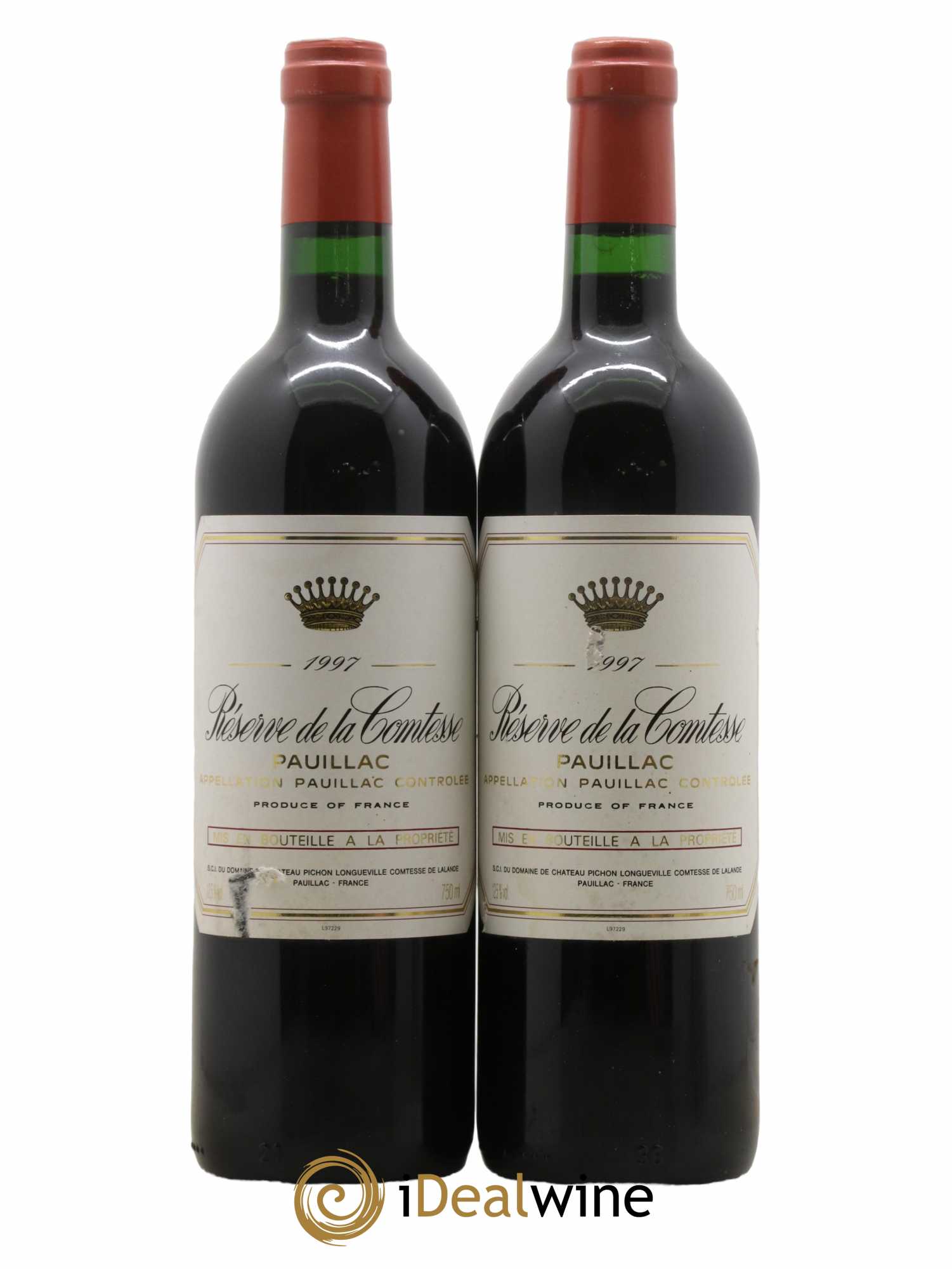 Réserve de la Comtesse Second Vin 1997 - Lot de 2 bouteilles - 0