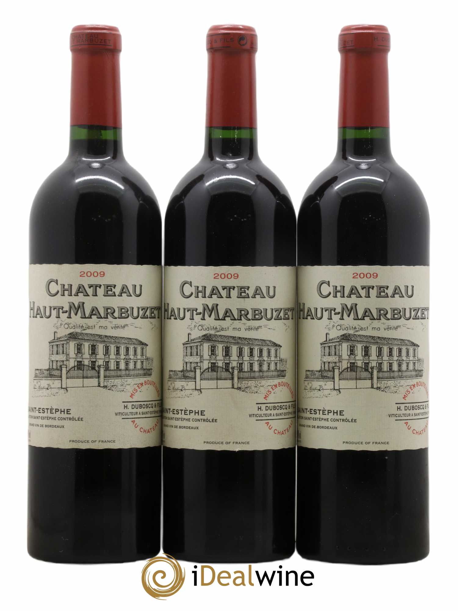 Château Haut Marbuzet 2009 - Lot de 3 bouteilles - 0