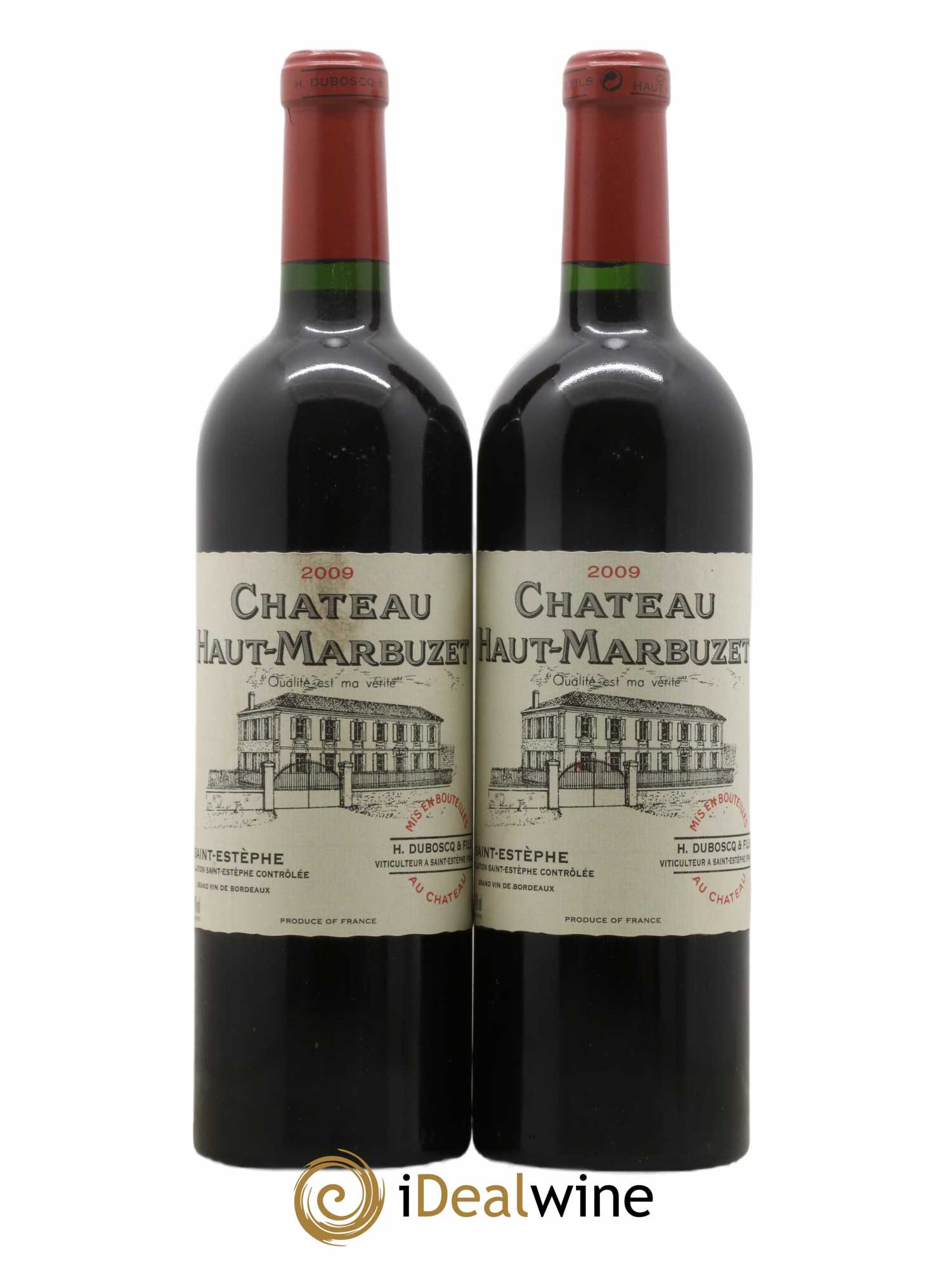 Château Haut Marbuzet 2009 - Lot de 2 bouteilles - 0