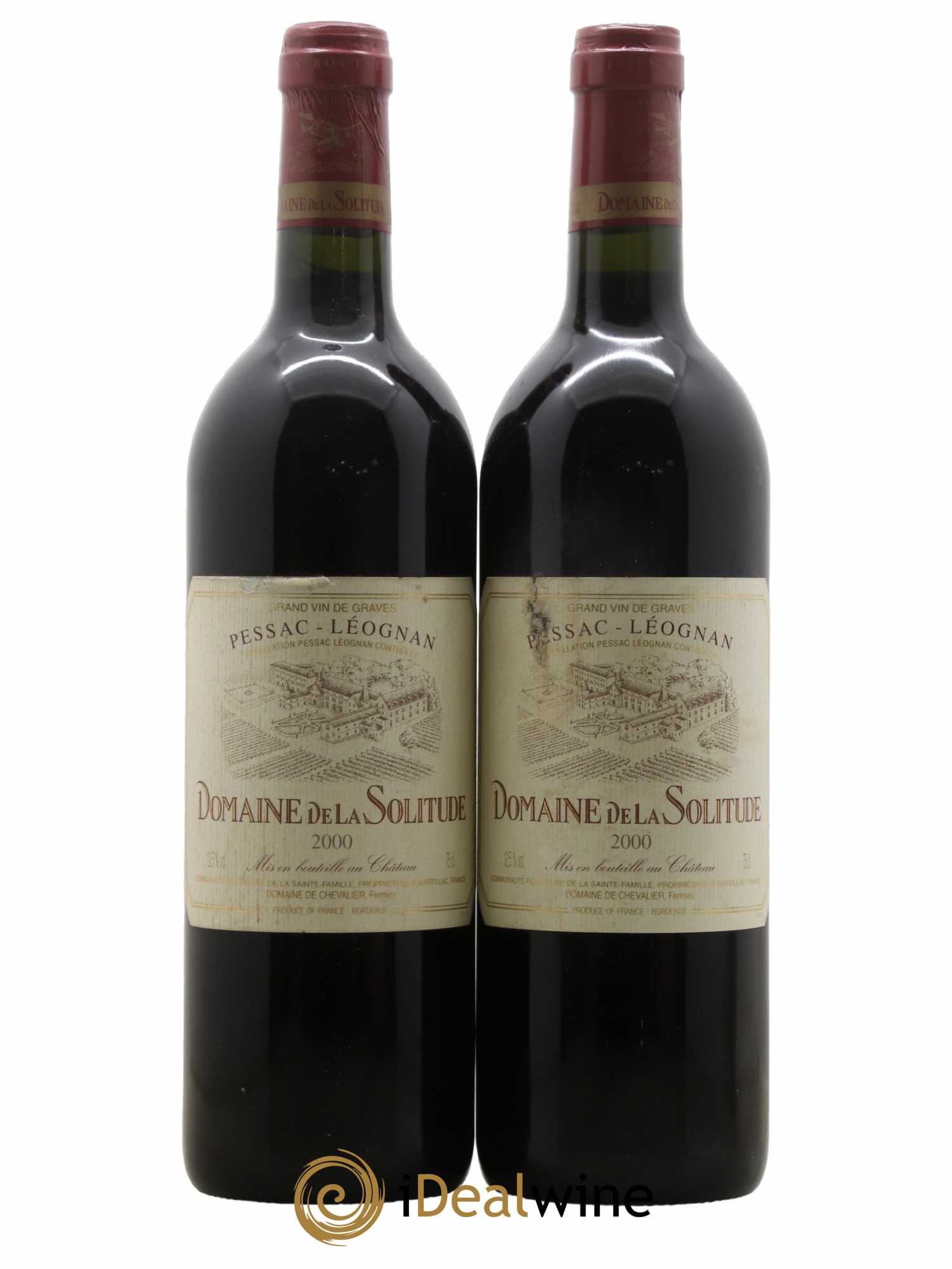 Domaine de la Solitude 2000 - Posten von 2 Flaschen - 0