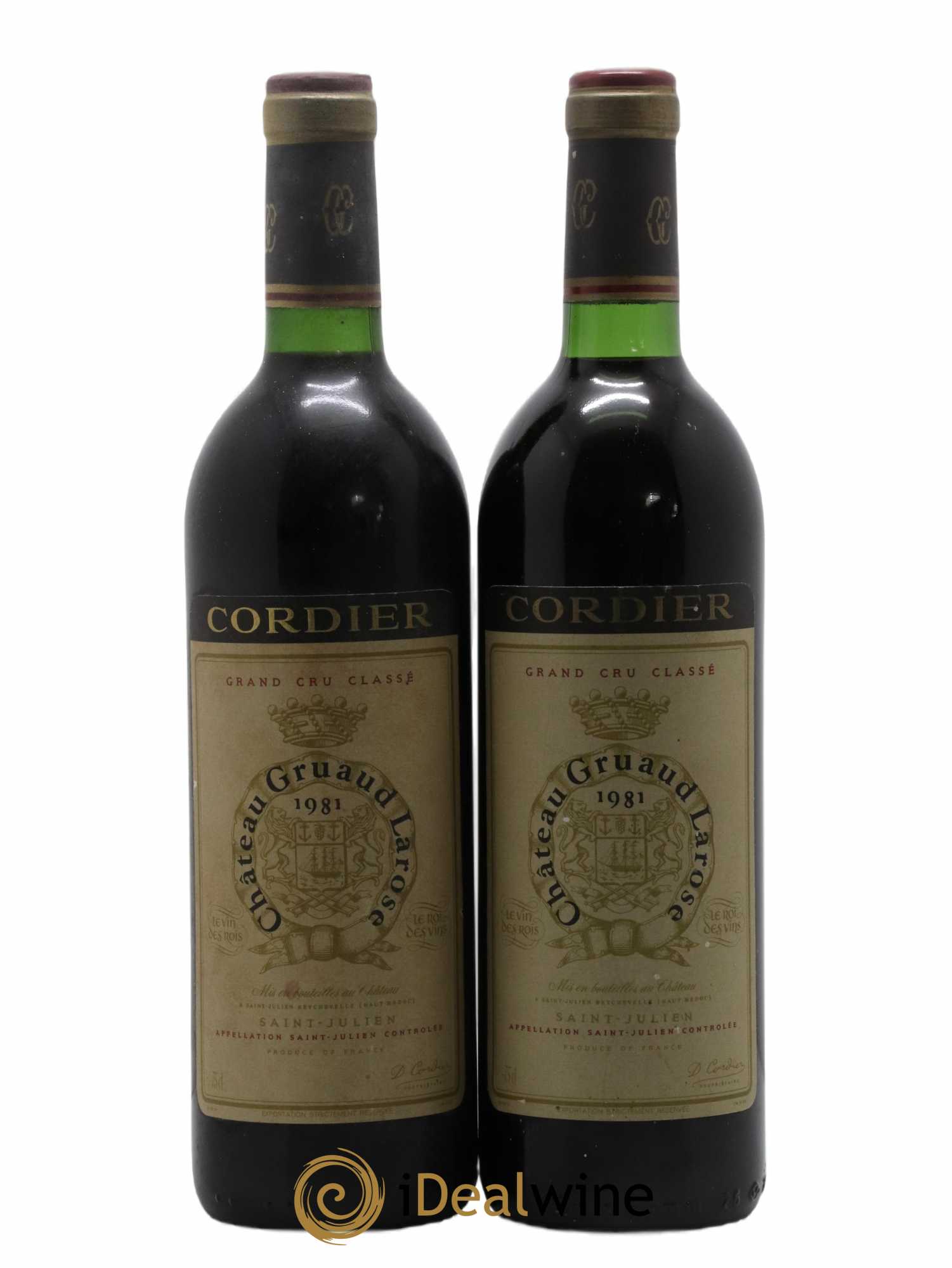 Château Gruaud Larose 2ème Grand Cru Classé 1981 - Lot de 2 bouteilles - 0