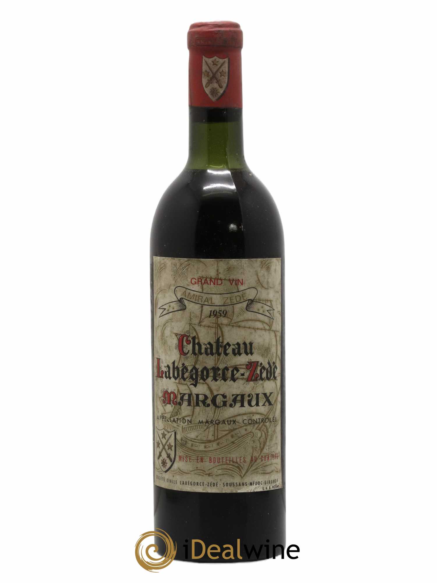 Château Labegorce Zédé Cru Bourgeois 1959 - Lot de 1 bouteille - 0