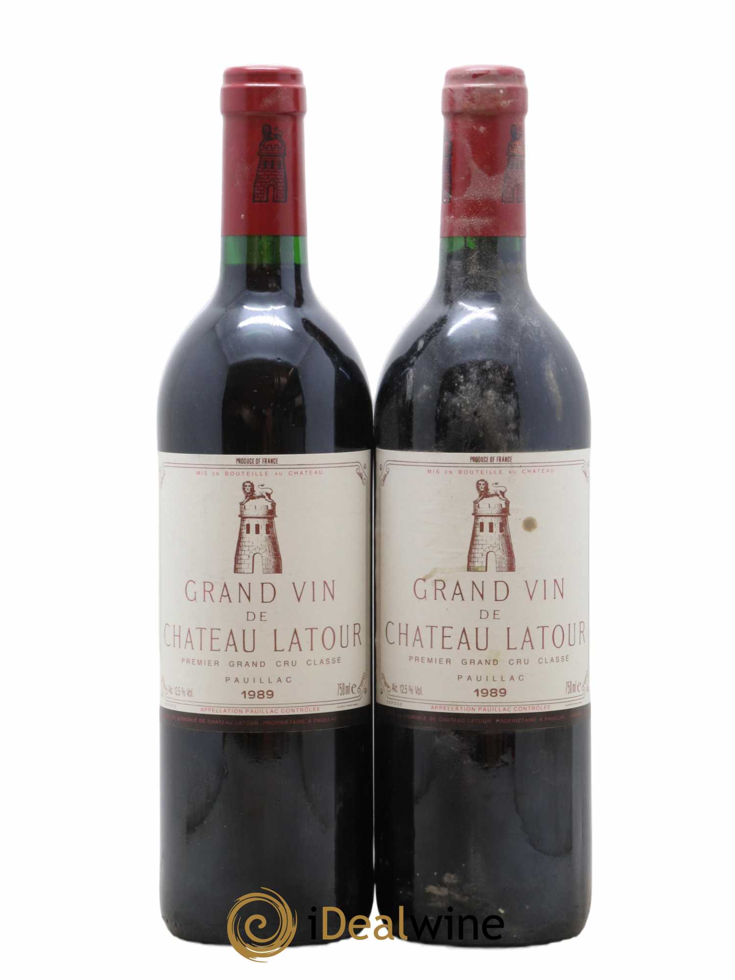 Château Latour 1er Grand Cru Classé 1989 - Lot de 2 bouteilles - 0