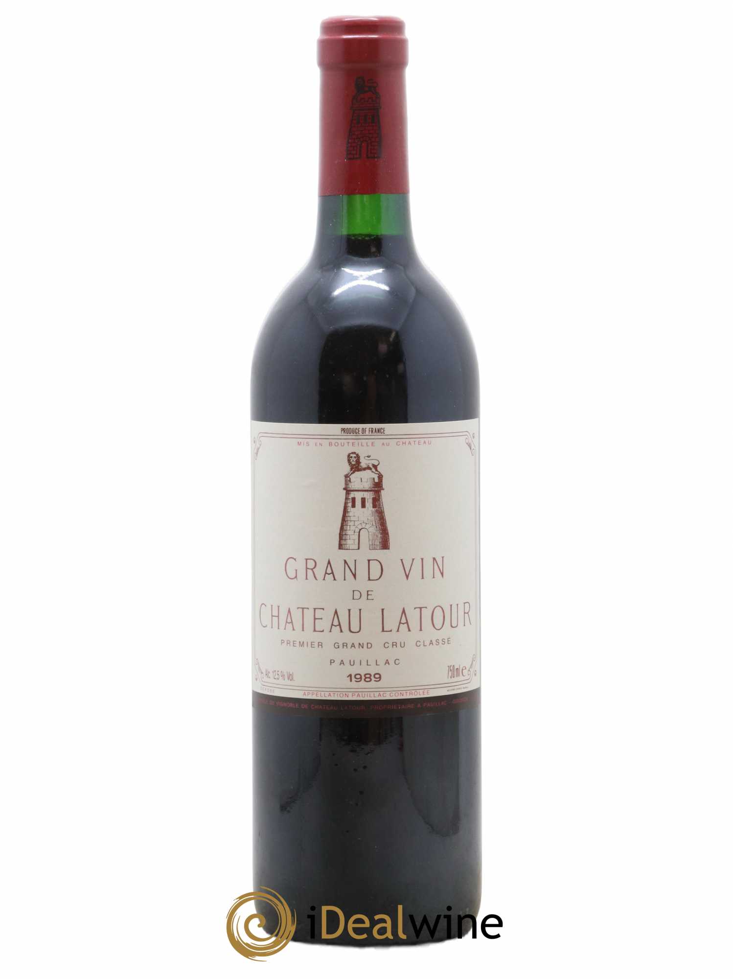 Château Latour 1er Grand Cru Classé 1989 - Lot de 1 bouteille - 0