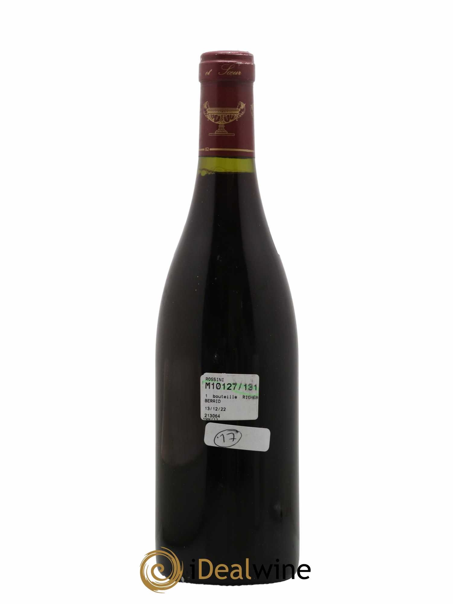 Richebourg Grand Cru Gros Frère & Soeur 2001 - Lot de 1 bouteille - 1