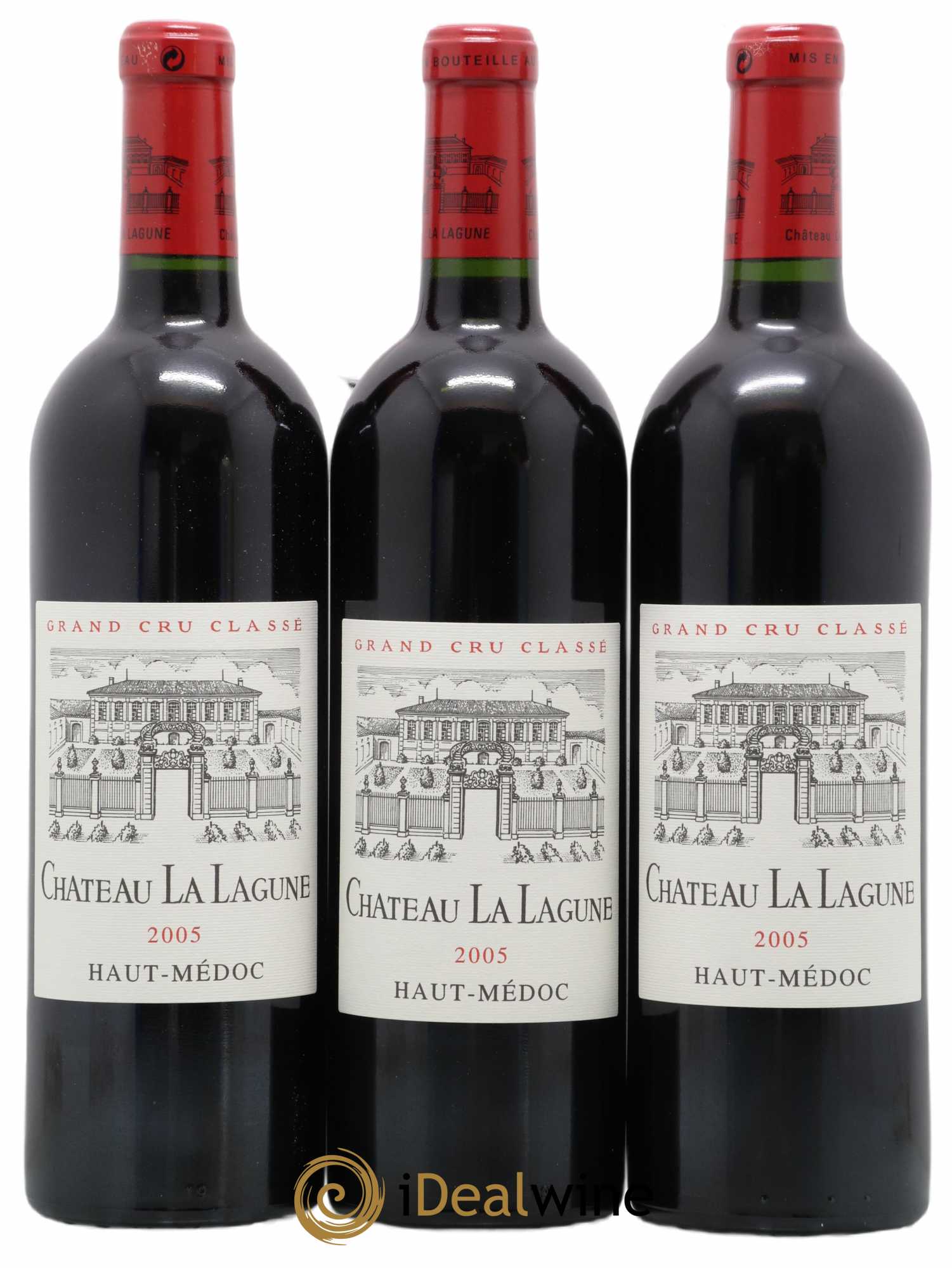 Château la Lagune 3ème Grand Cru Classé 2005 - Lot de 3 bouteilles - 0