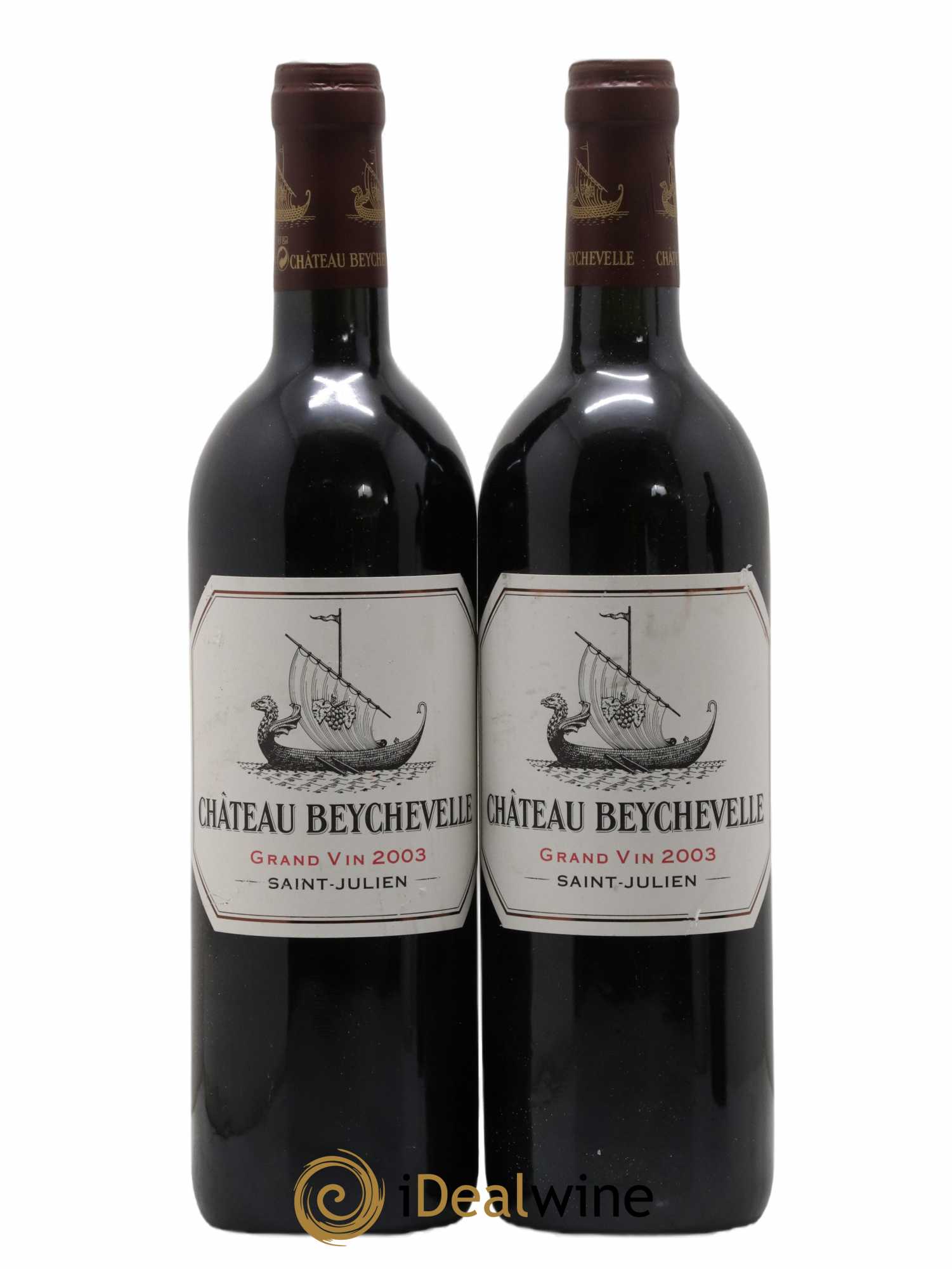 Château Beychevelle 4ème Grand Cru Classé 2003 - Lot de 2 bouteilles - 0