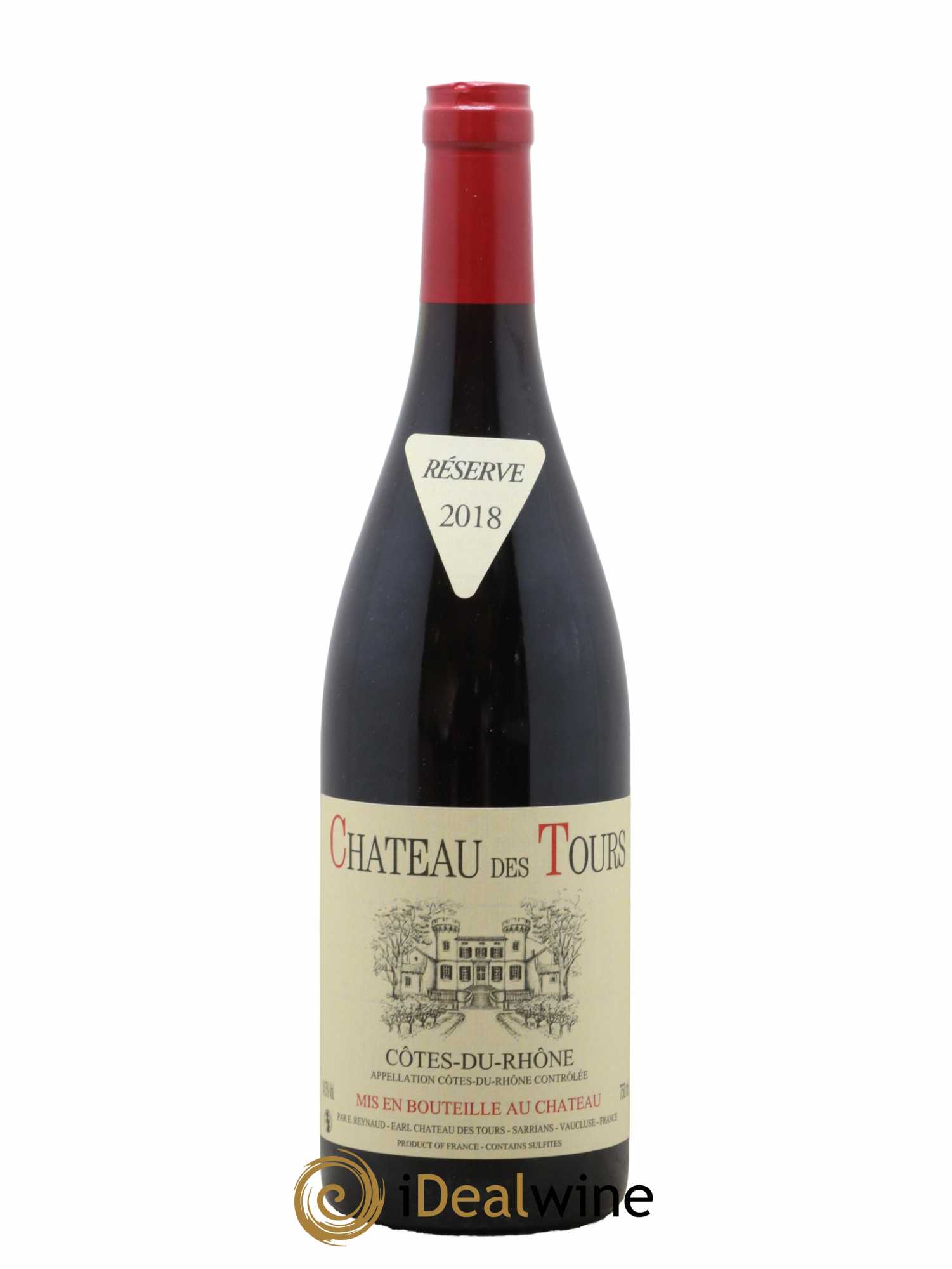 Côtes-du-Rhône Château des Tours Emmanuel Reynaud 2018 - Lot de 1 bouteille - 0