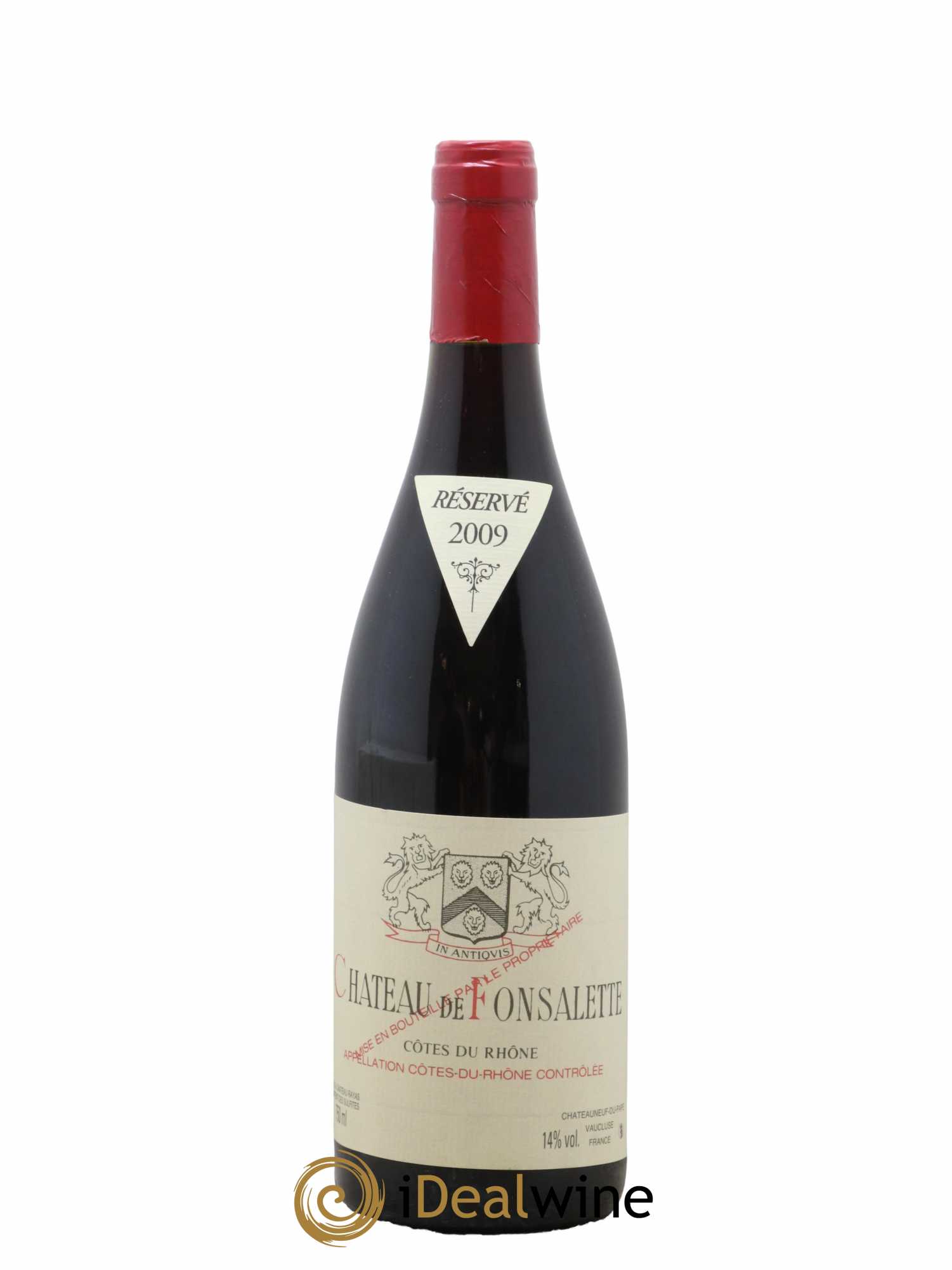 Côtes-du-Rhône Château de Fonsalette Emmanuel Reynaud 2009 - Lot de 1 bouteille - 0