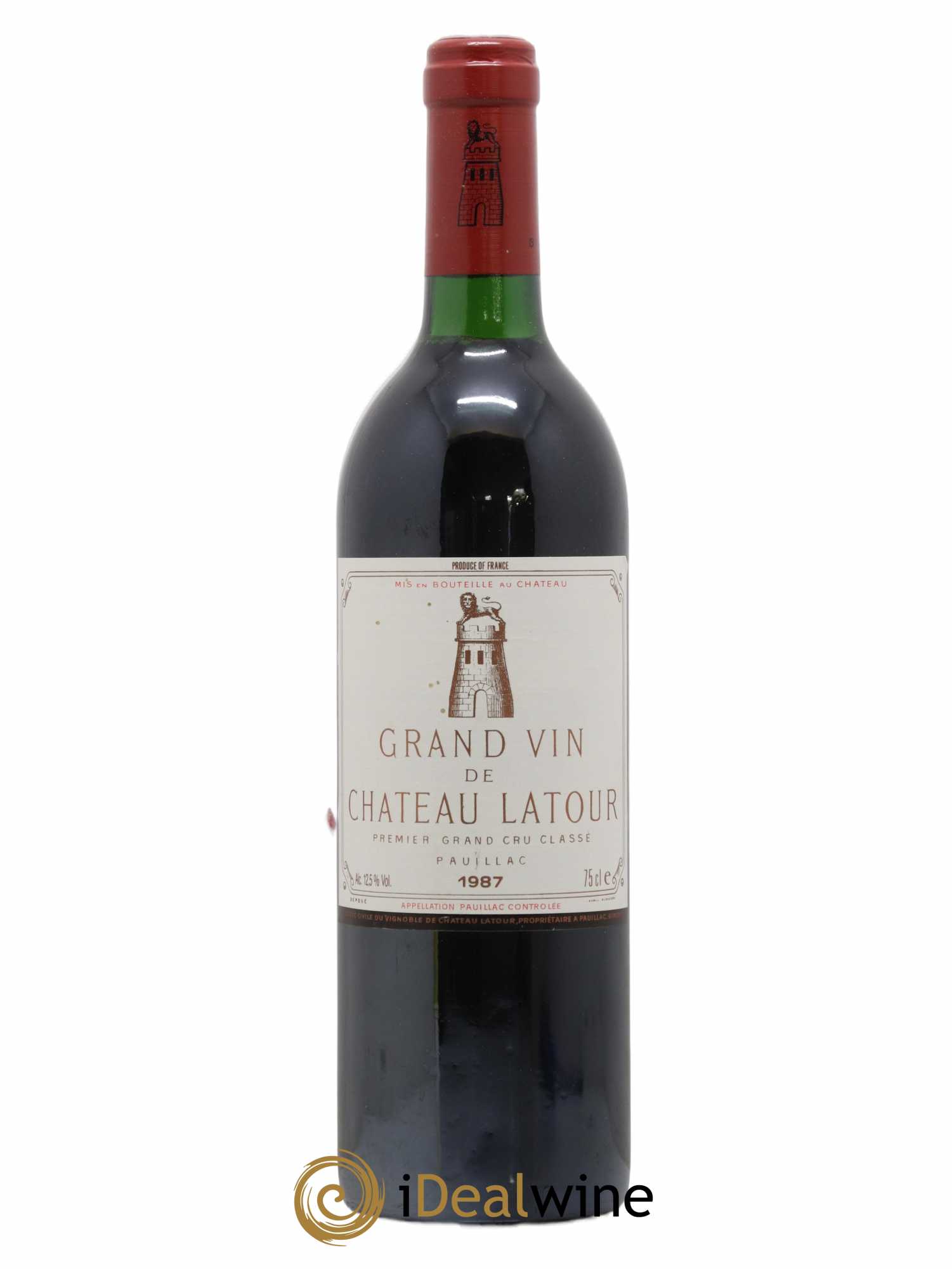 Château Latour 1er Grand Cru Classé 1987 - Lot de 1 bouteille - 0