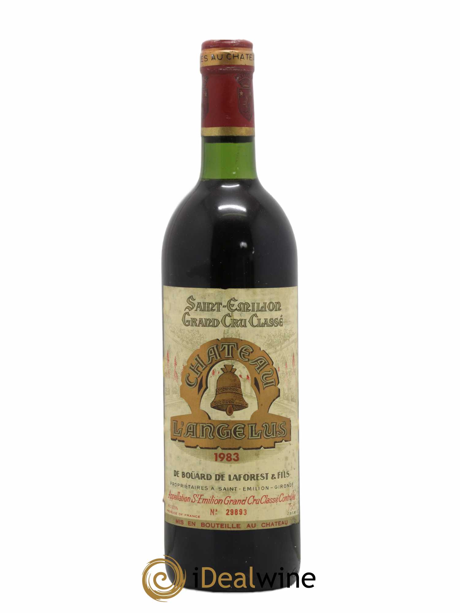 Château Angélus 1er Grand Cru Classé A 1983 - Lot de 1 bouteille - 0