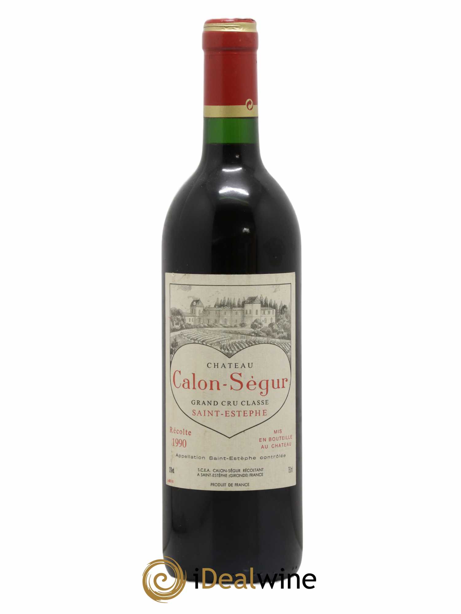 Château Calon Ségur 3ème Grand Cru Classé 1990 - Lot de 1 bouteille - 0